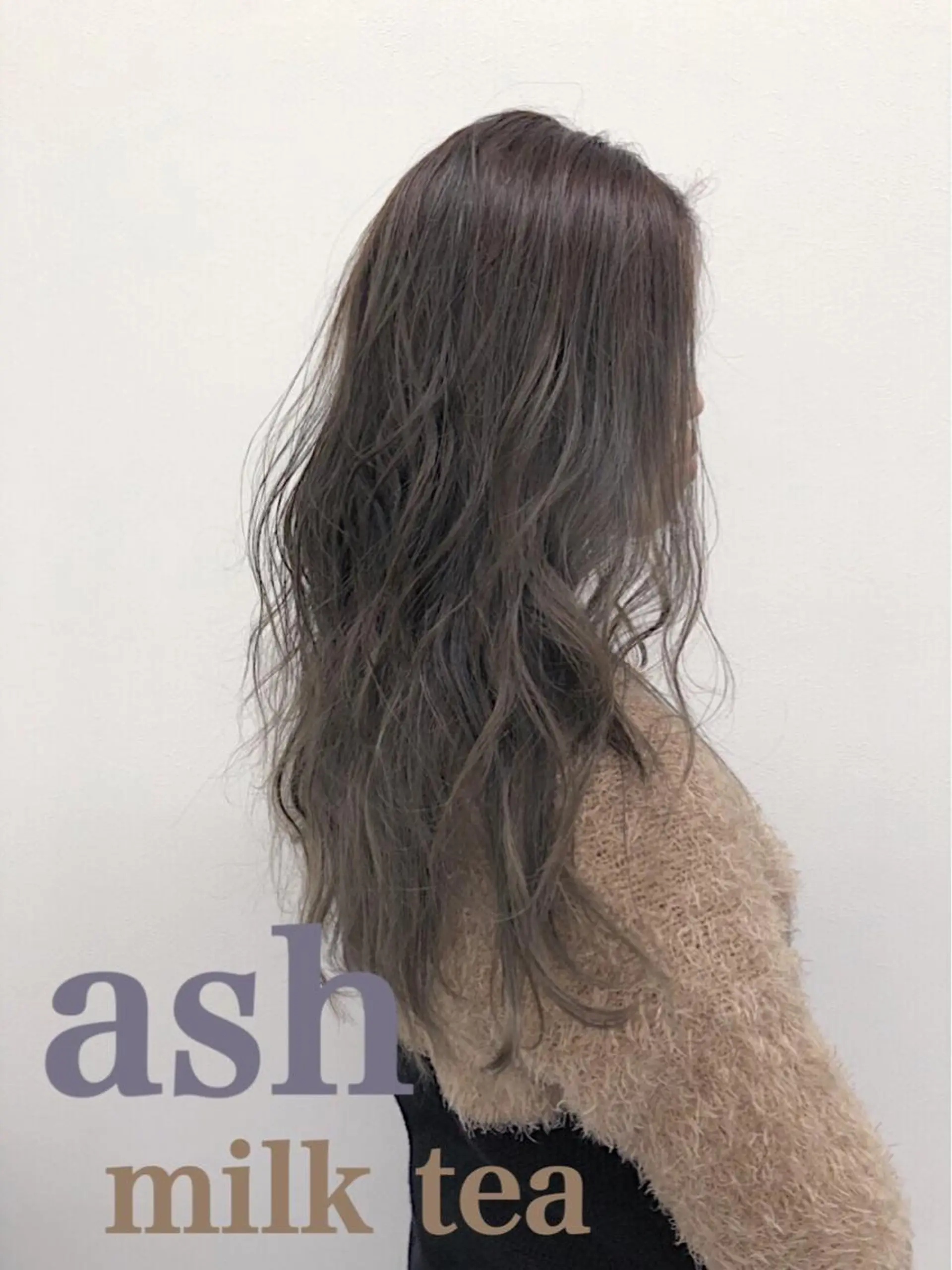 セミロング カラー 柔らかbeige モトキのヘアスタイル