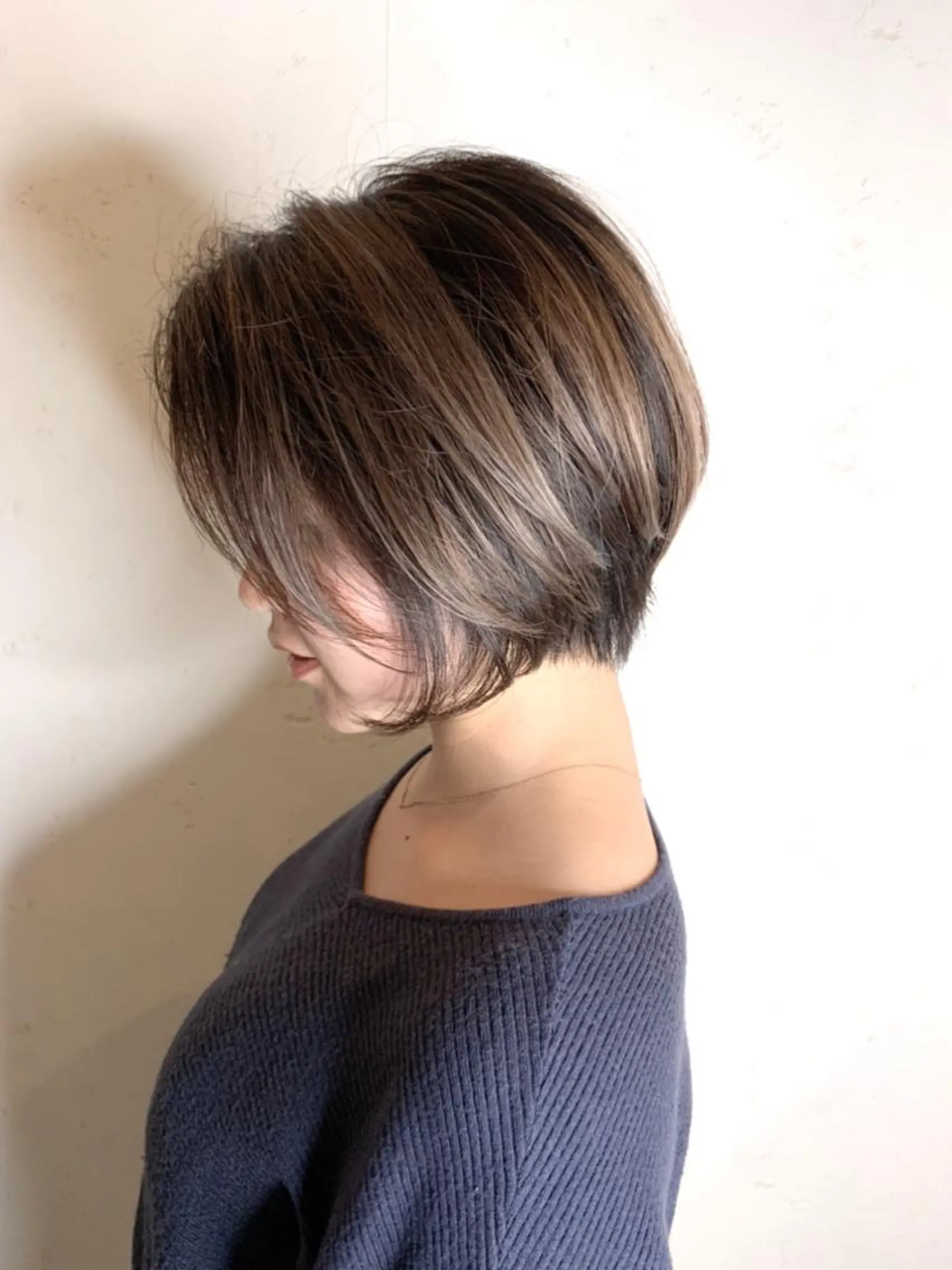 ショート ハンサムショート ショートヘア 髪質改善 髪質改善カラーのヘアスタイル