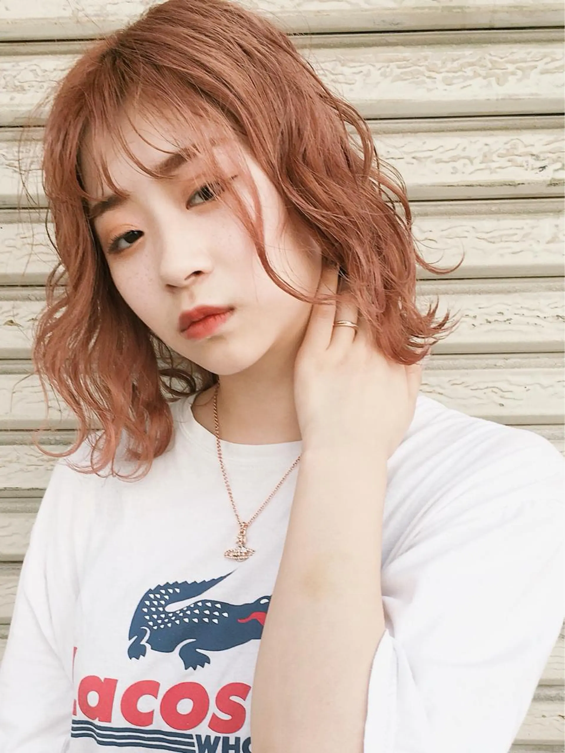 ミディアム カラー 🧡色落ちまで2度綺 麗なカラー🧡ヨシキのヘアスタイル