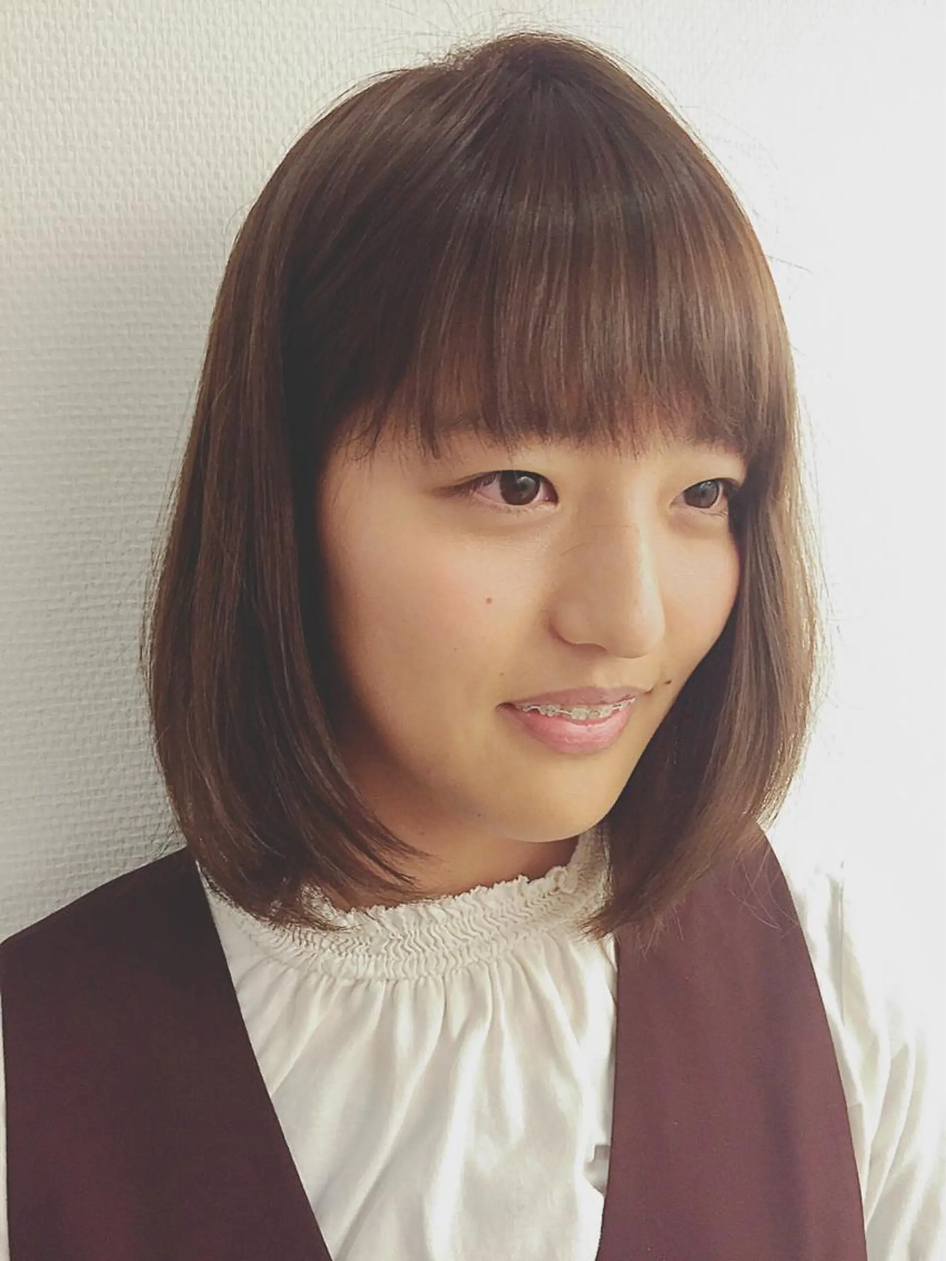 ミディアム カラー アッシュ 透明感カラー バイオレットカラー バイオレットアッシュ ボブ 小酒井 智洋のヘアスタイル