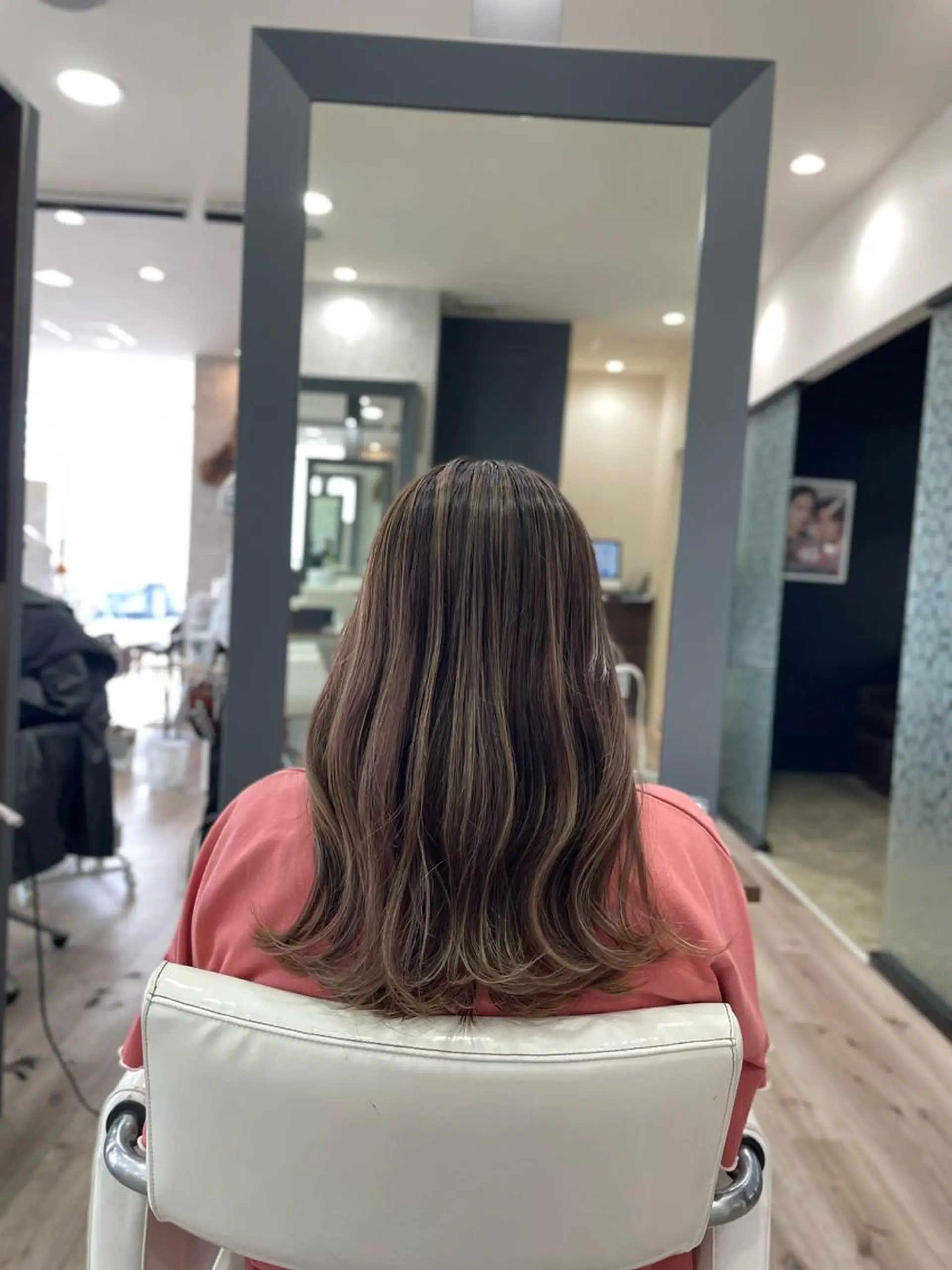 ロング カラー グラデーションカラー ハイライトカラー ハイライト たなか りなのヘアスタイル