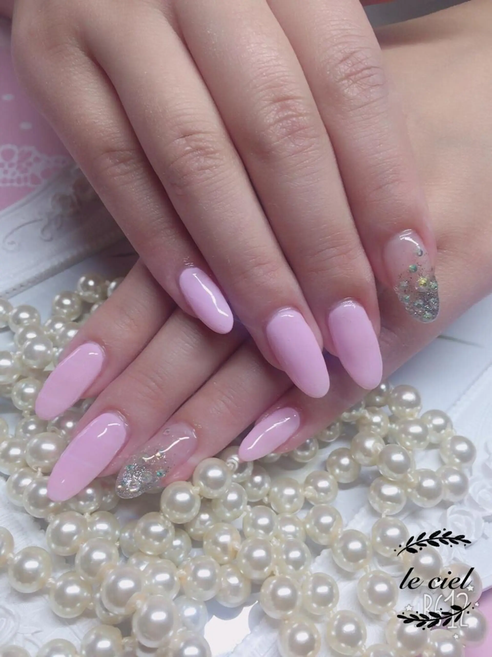 ネイル アートネイル 長さ出し スカルプネイル Naka Rieのネイルデザイン