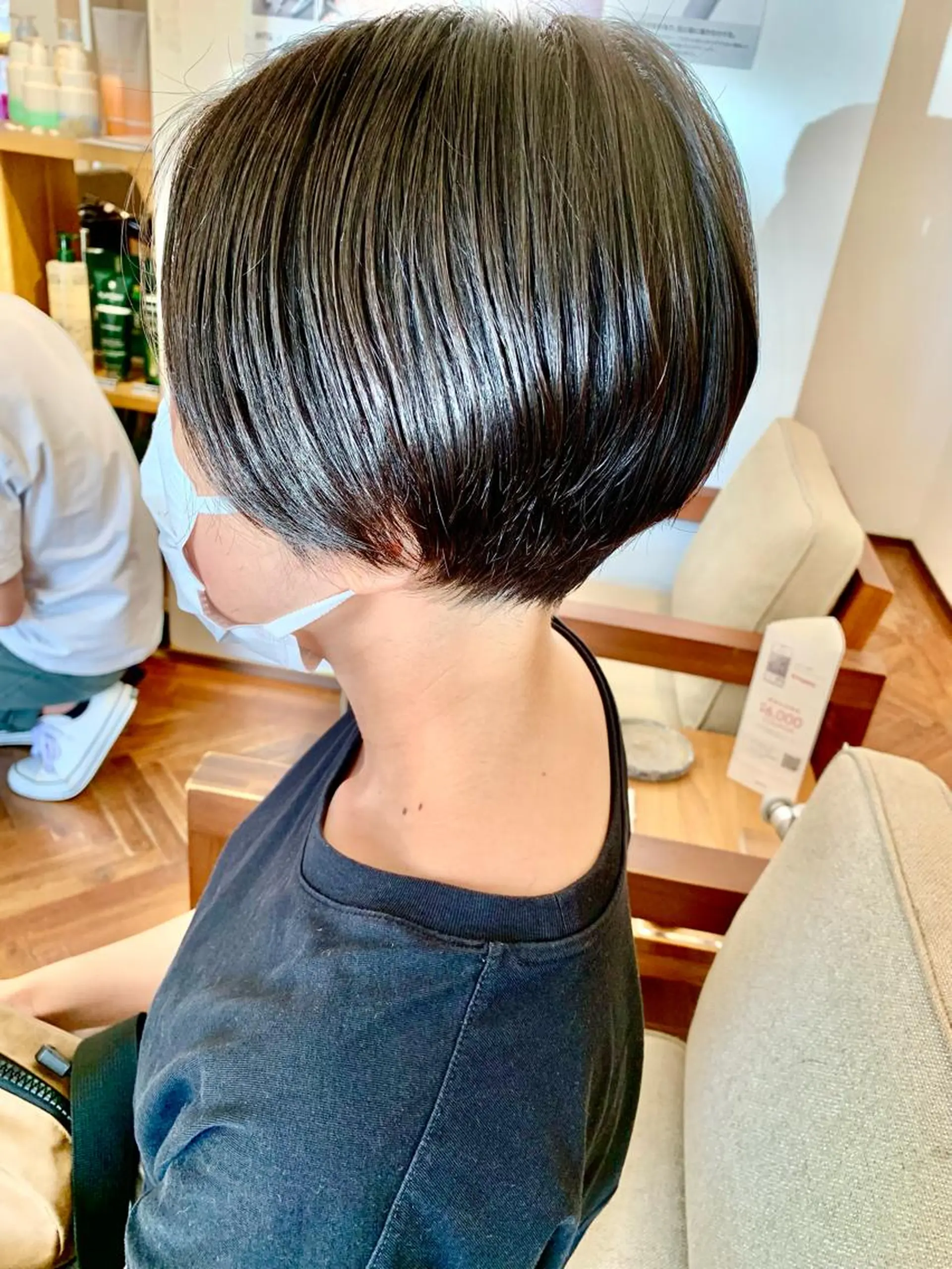 ショート ハンサムショート ショートヘア 秋山知穂ショート/ 縮毛矯正はお任せ🧸のヘアスタイル