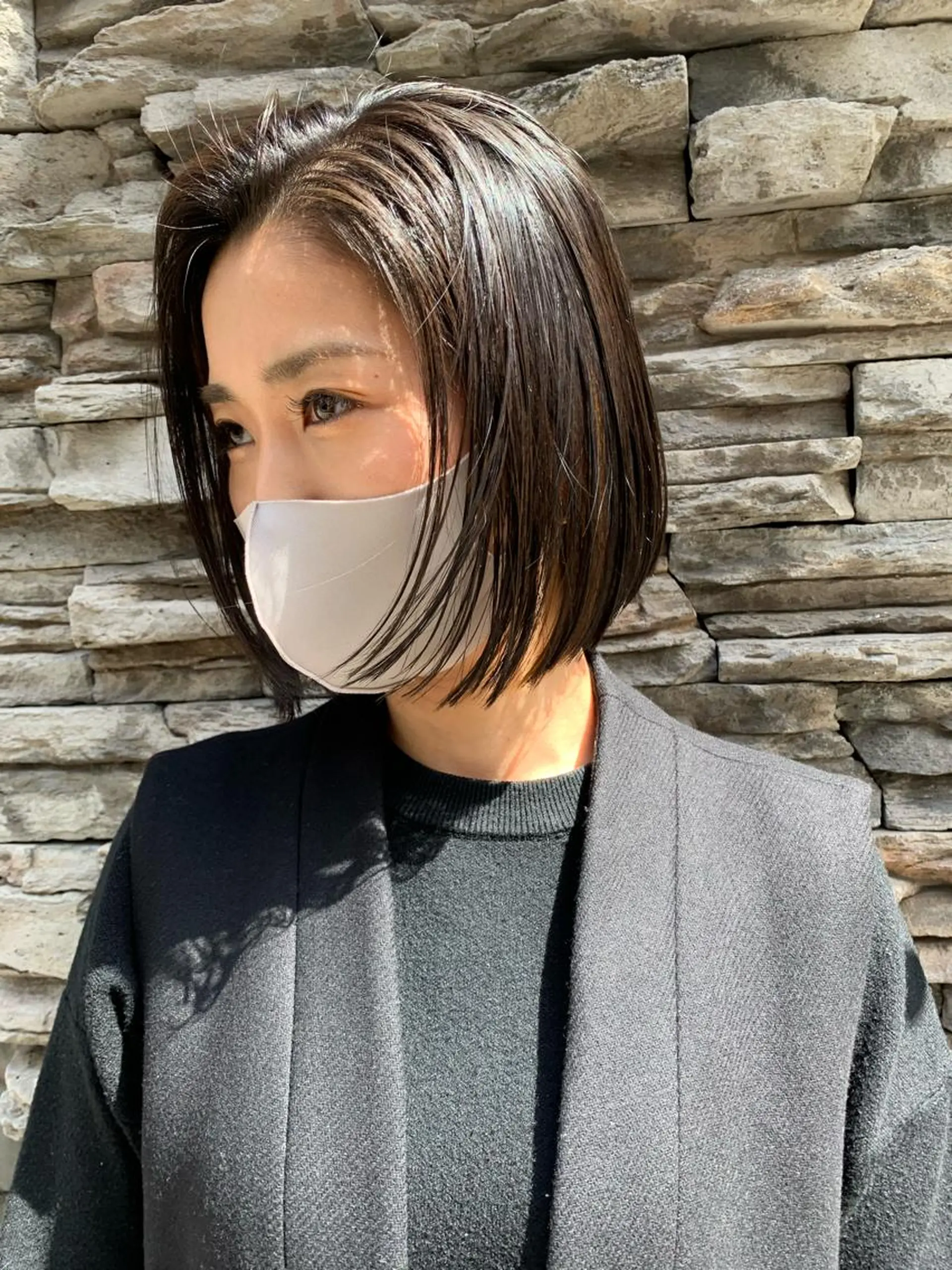 ショート ボブ カット パーマ/レイヤー/ ボブ/豊浦翔太のヘアスタイル