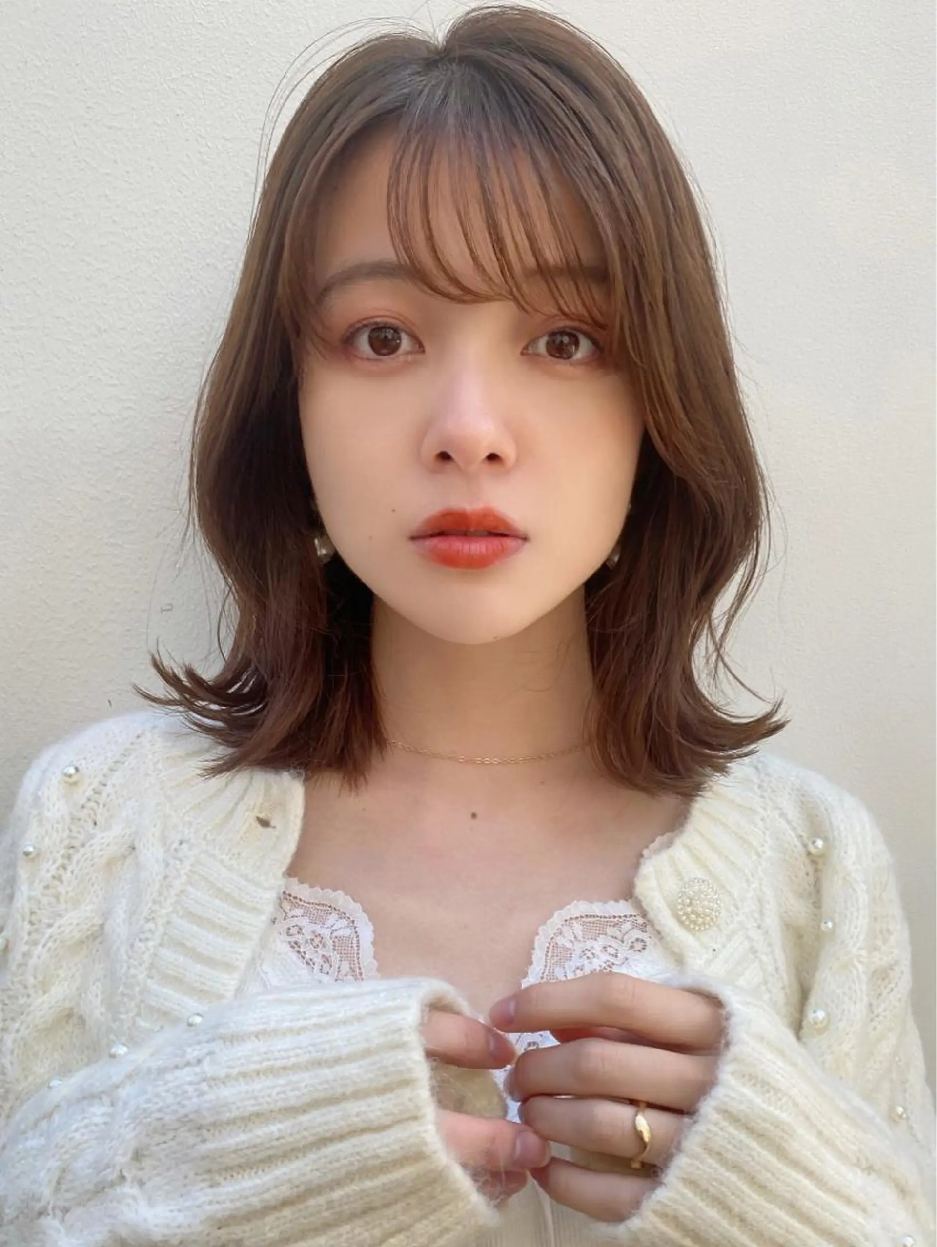 ミディアム カラー 🪭risa 暖色/レイヤー🪭のヘアスタイル