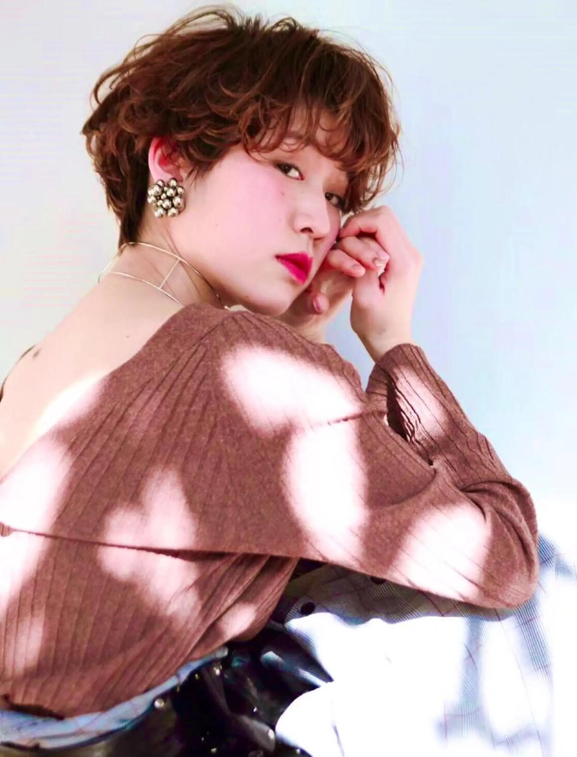 ショート しもかわ かほのヘアスタイル