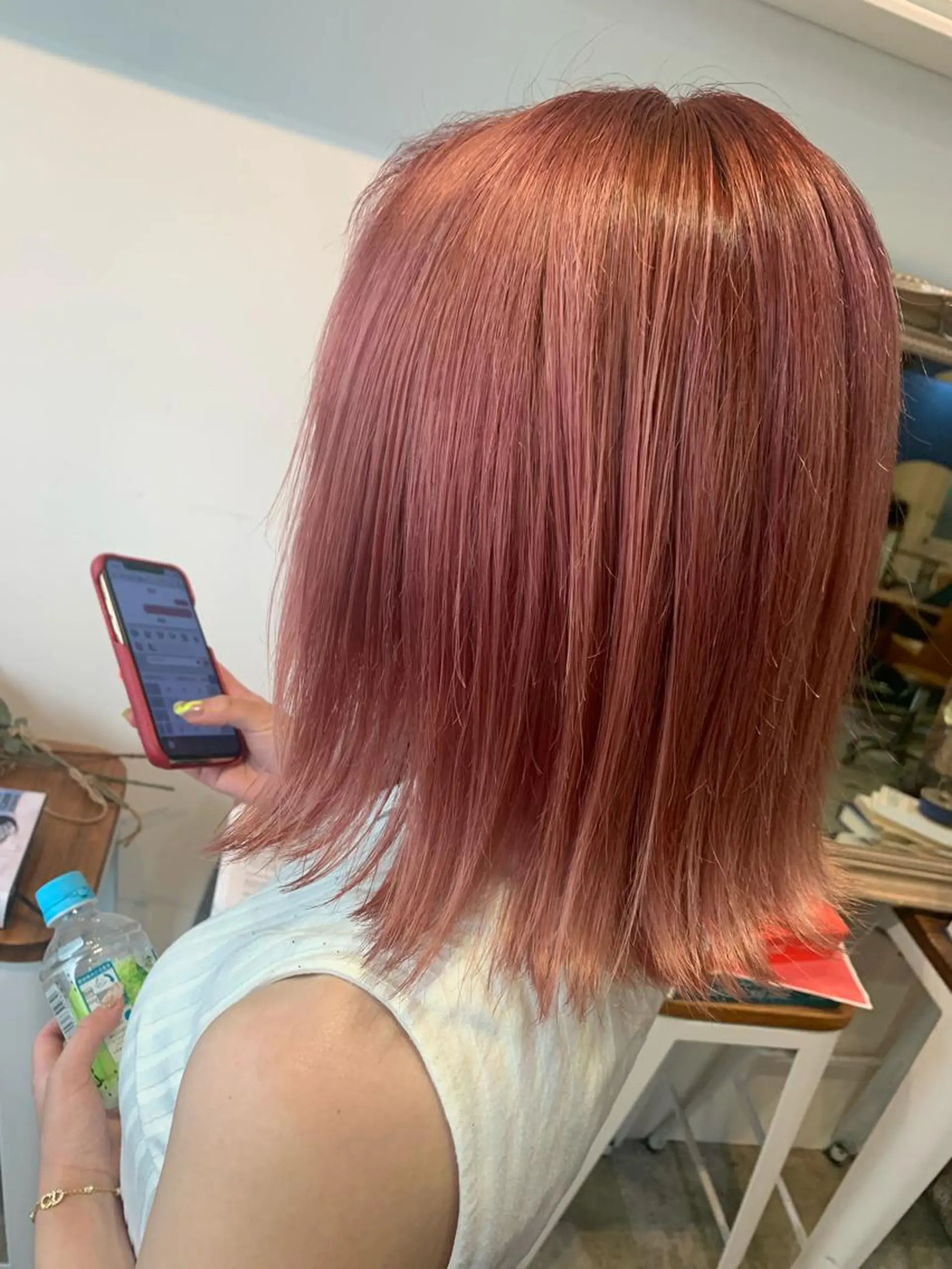 ミディアム ヘアカラー トリートメント ヘッドスパ ヘアセット 大宮/山口 竣也のヘアスタイル