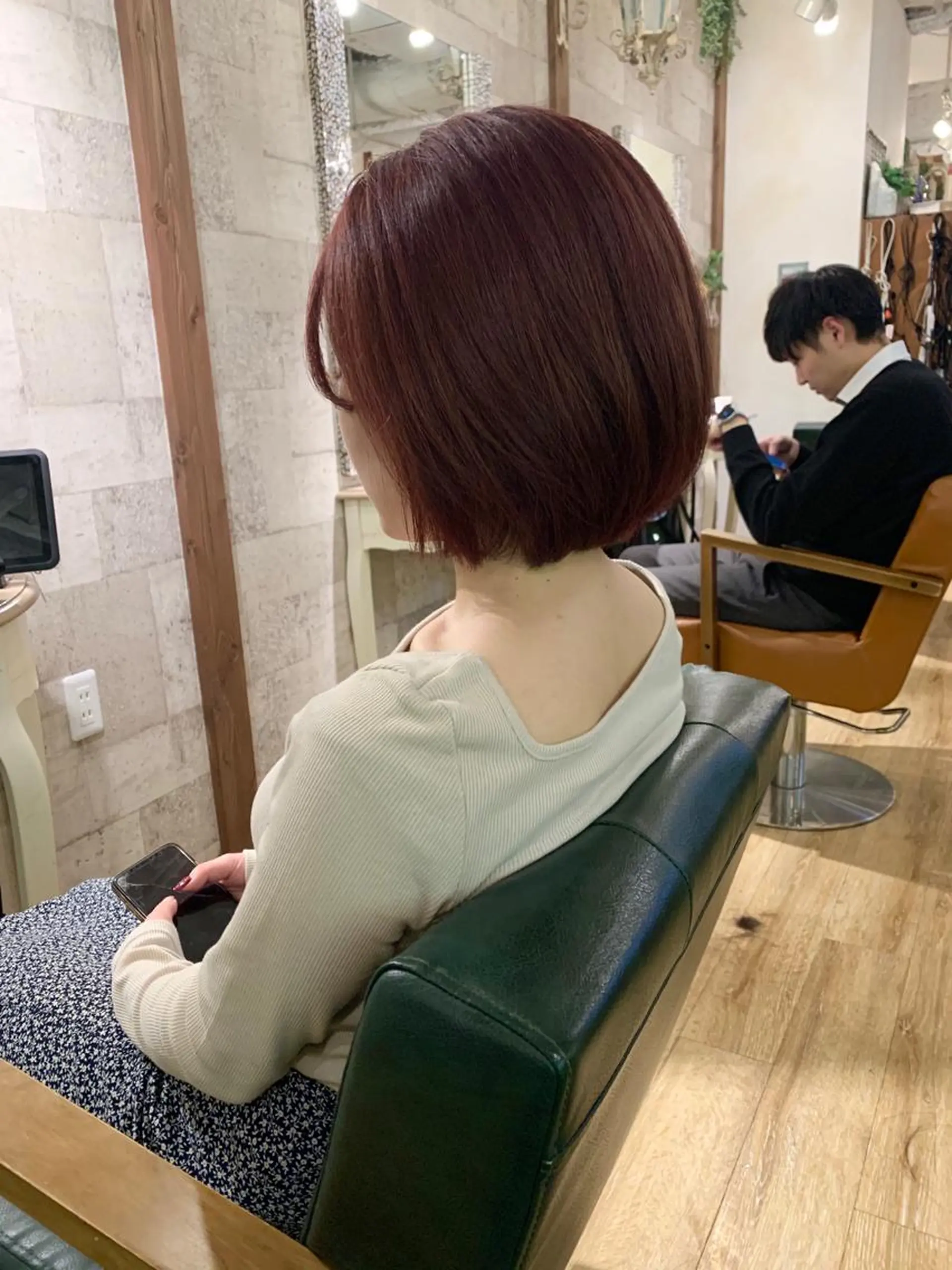 ショート カラー エドルカラー ラベンダーカラー 田村和範/似合わせ カラー/髪質改善のヘアスタイル