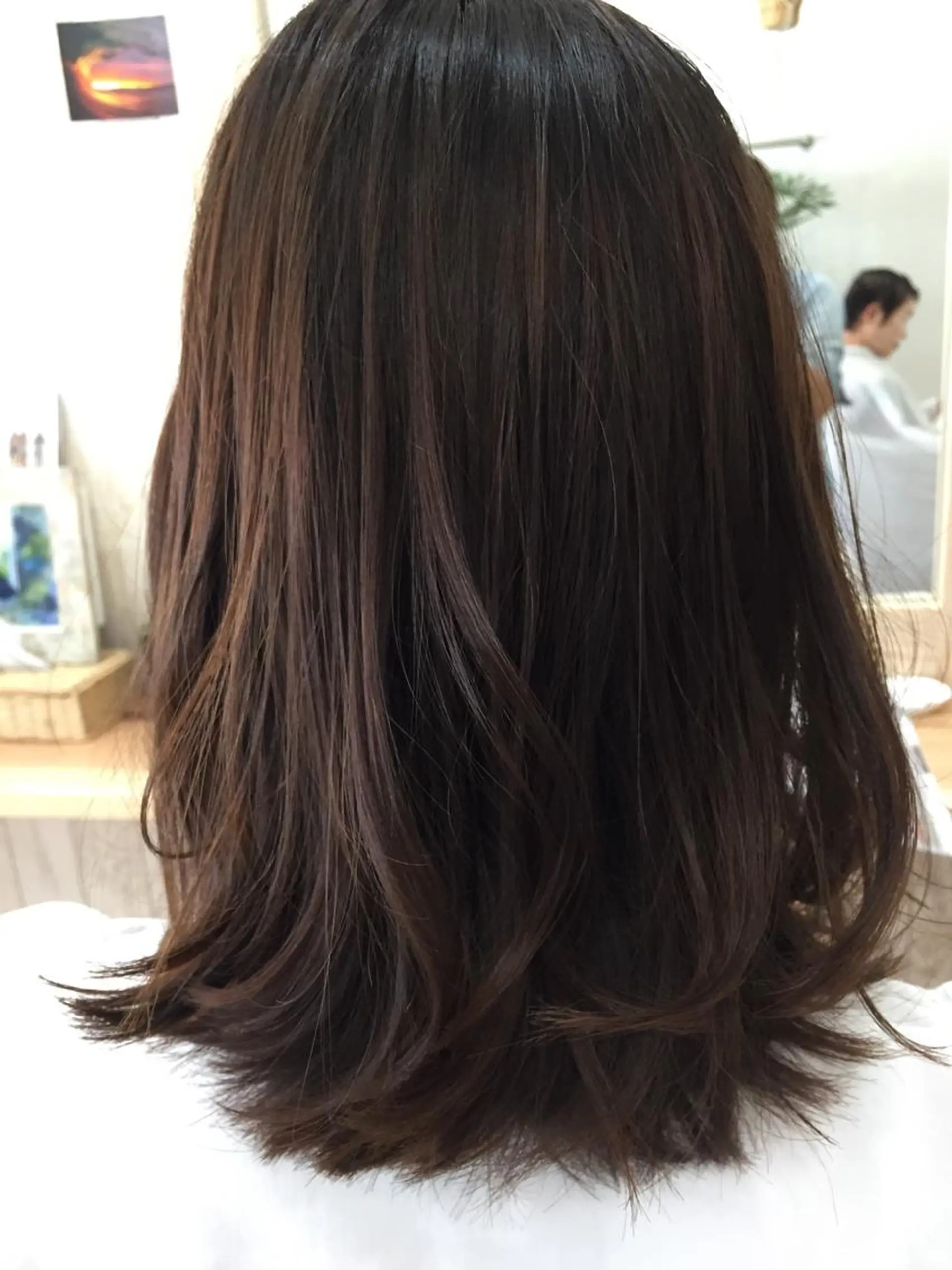 ミディアム カラー 安陪 寛史のヘアスタイル
