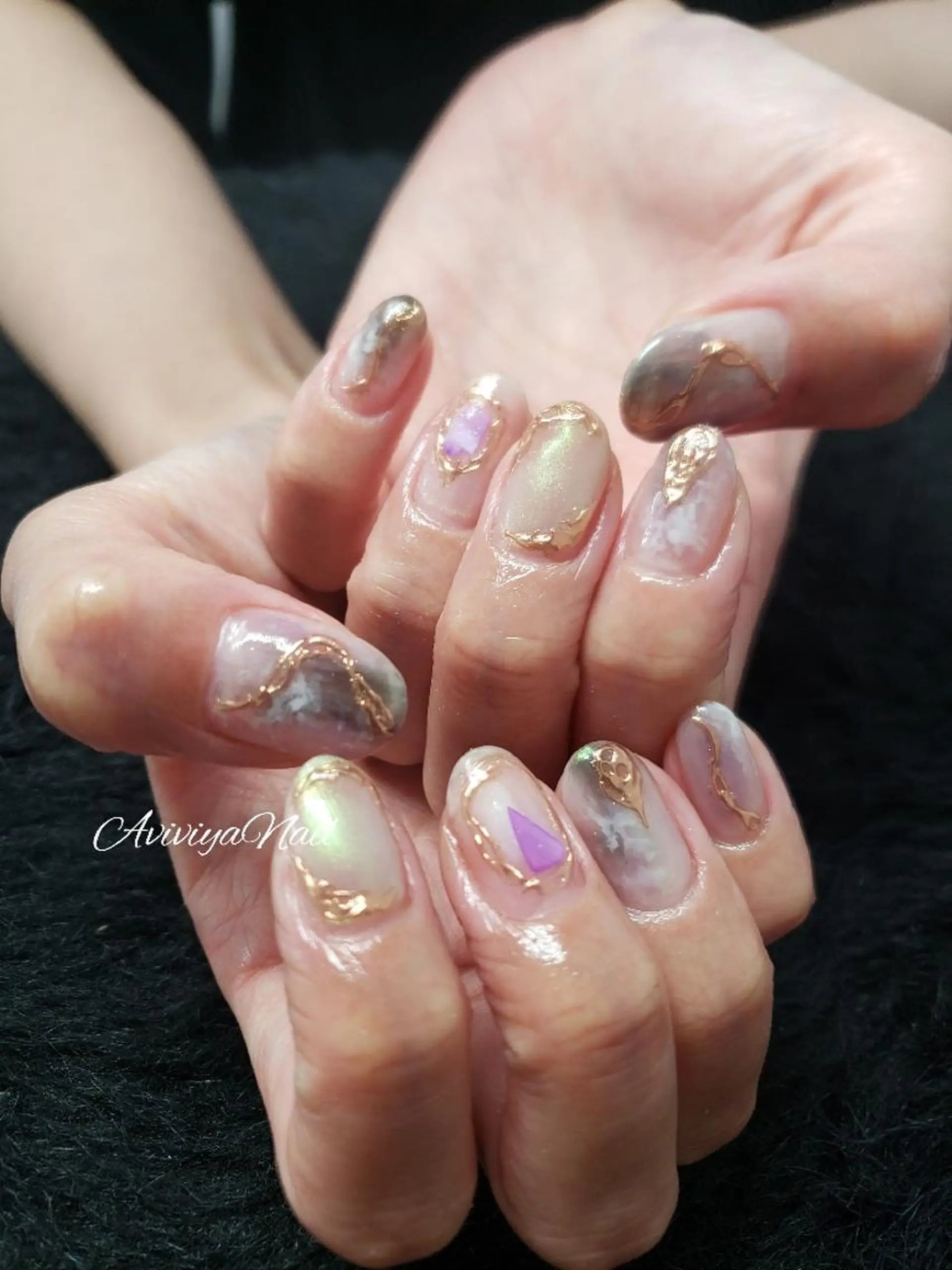 ネイル ニュアンスネイル kubo ayaのネイルデザイン