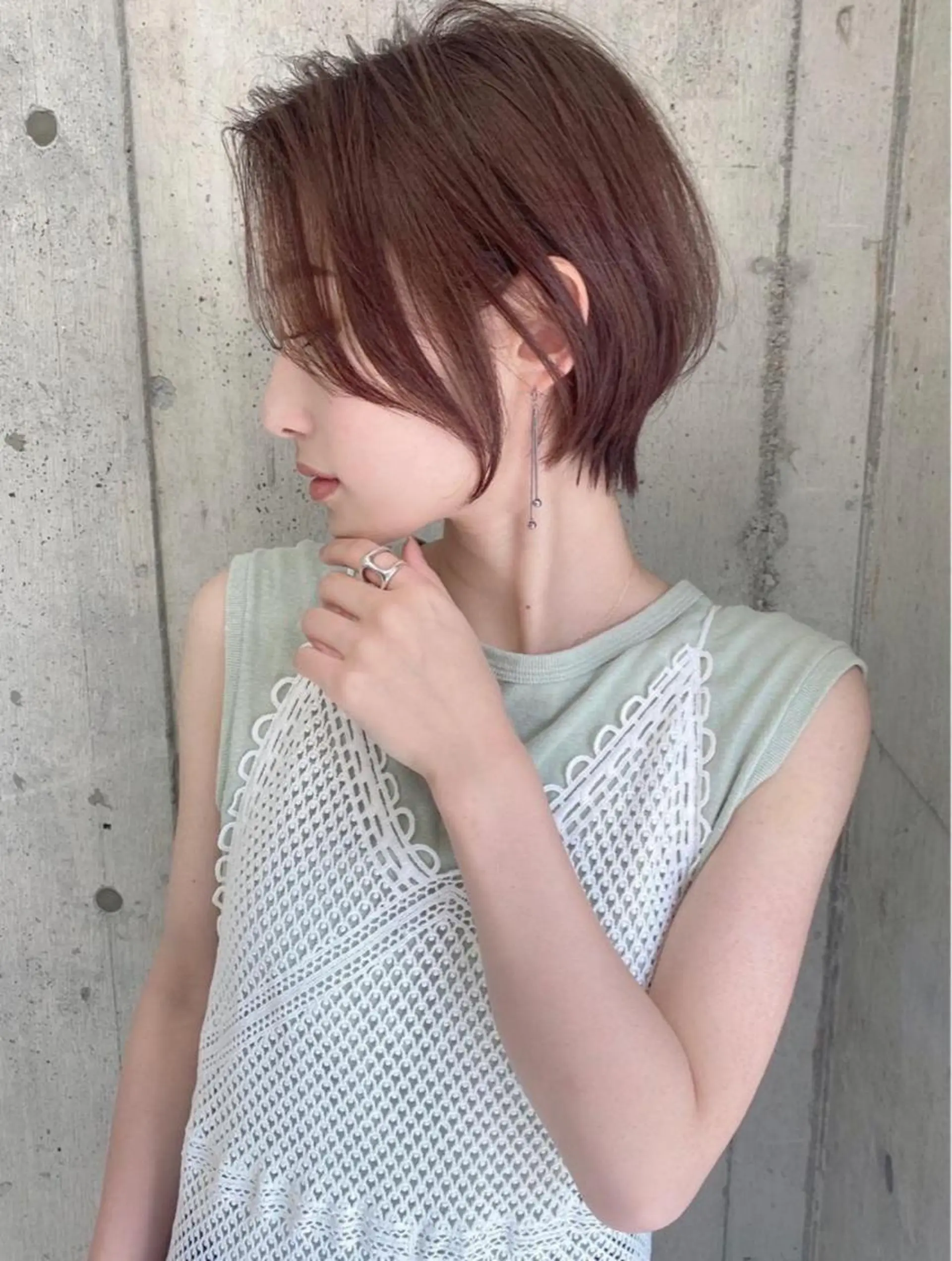 ショート カラー 廣瀬双葉 トップスタイリストのヘアスタイル