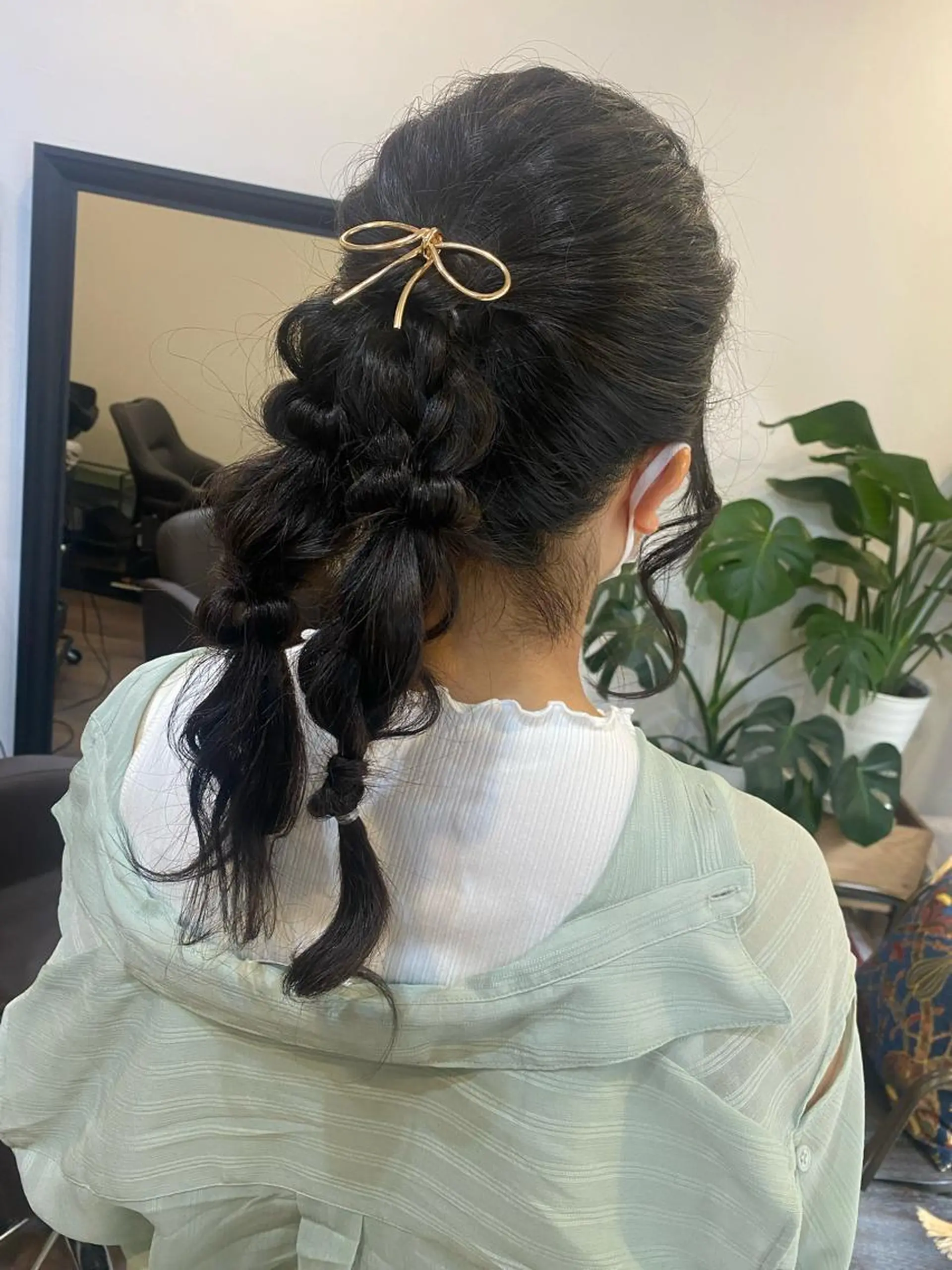 ロング ヘアアレンジ お団子ヘア ヘアセット pep所属・pep natsumiのヘアスタイル