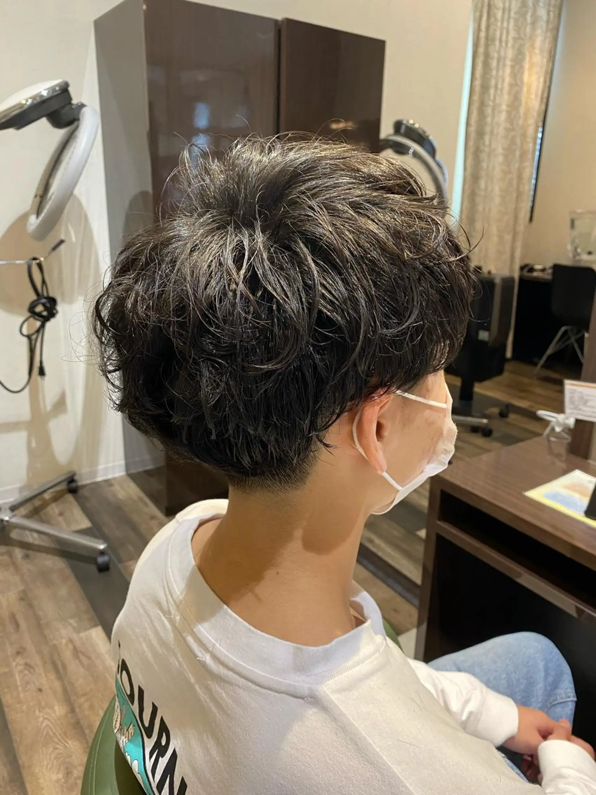 パーマ メンズ runa ショート/ボブのヘアスタイル