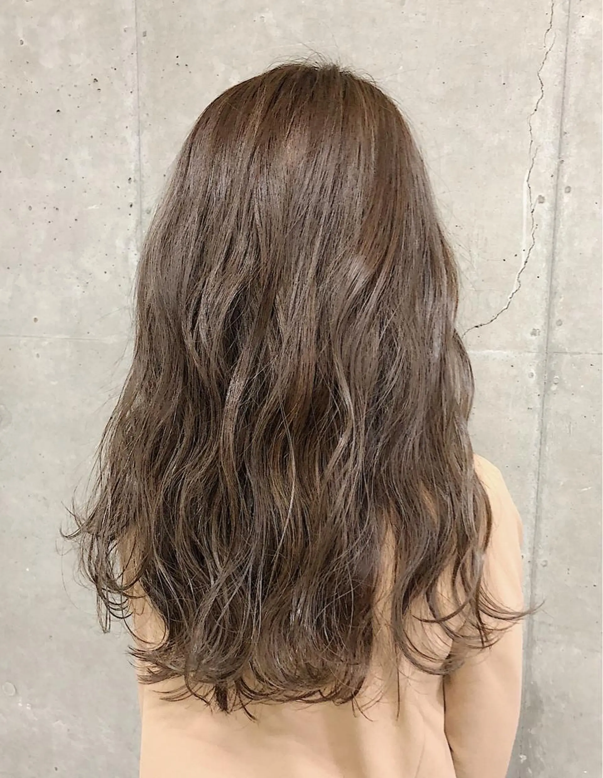 セミロング カラー アディクシーカラー グレージュ ノンダメージ髪質改善 カラー💎/KURAのヘアスタイル