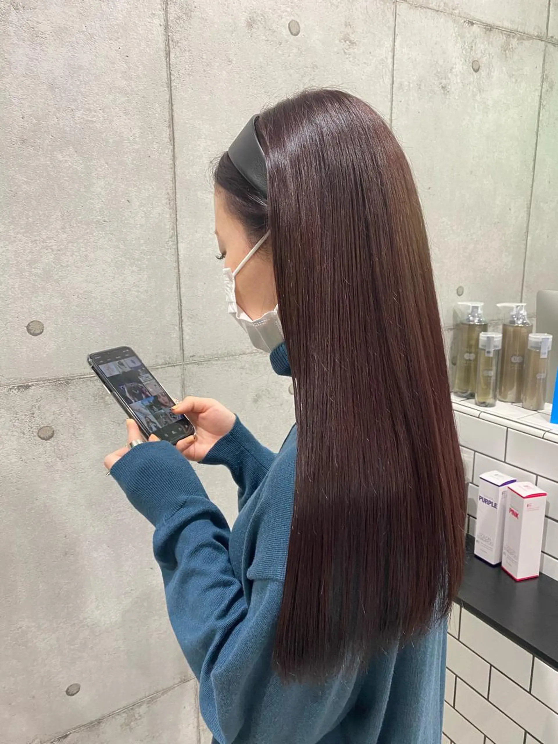 ロング カラー newi赤羽 HINATAのヘアスタイル