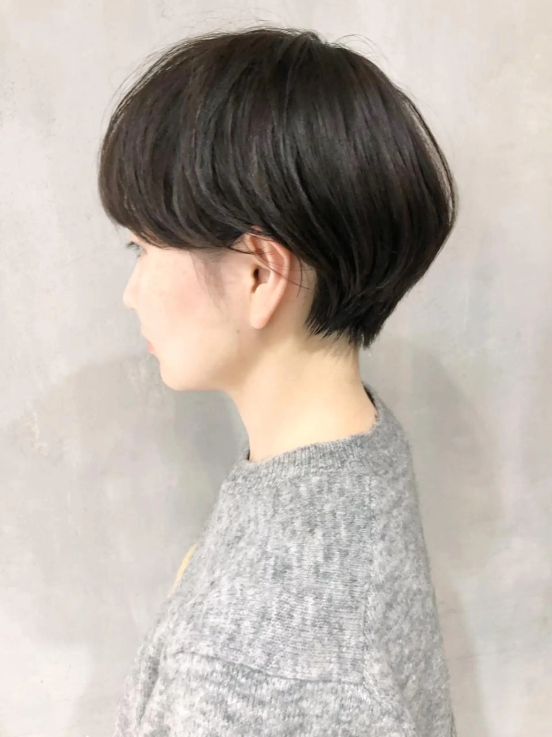 ショート カラー パーマ ヘアアレンジ 丸みショート ショートヘア ITbyALBUM 中野店のヘアスタイル