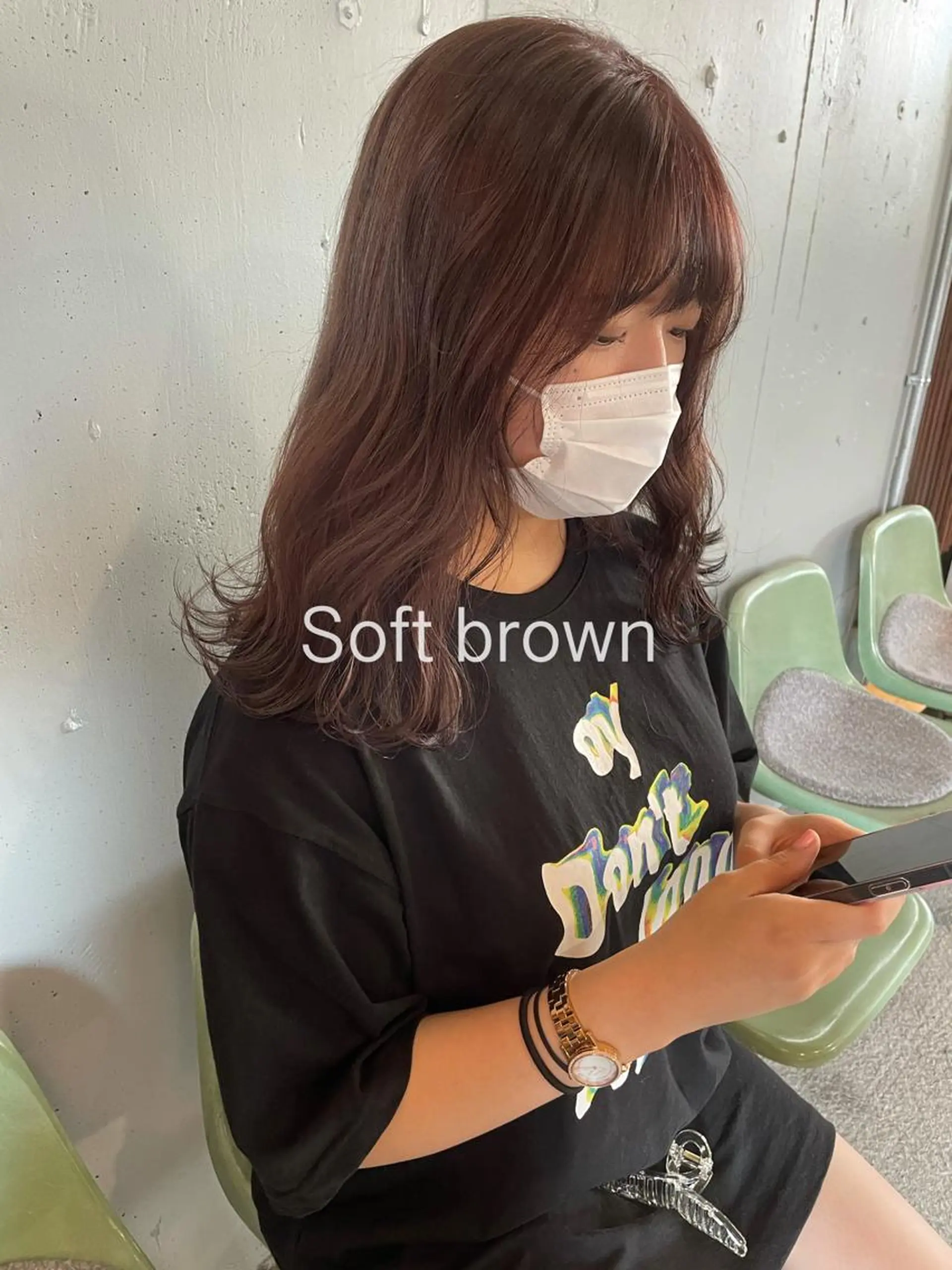 ミディアム ミディアムパーマ ハイライト 髪質改善 縮毛矯正 トリートメント カット ヘアカラー トリートメント 🌼褒められヘア🌼 kaoのヘアスタイル