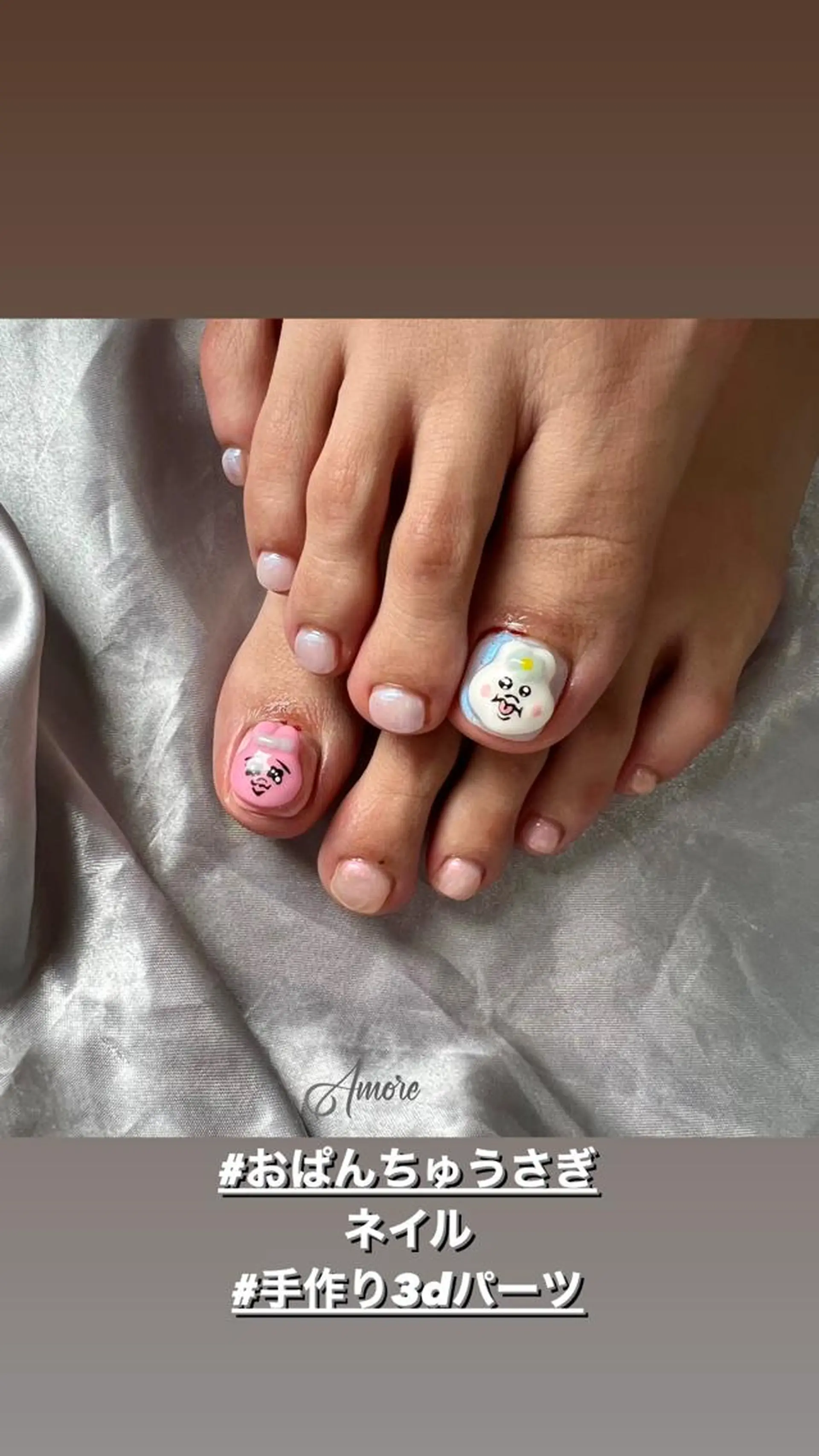 ネイル ジェルネイル 韓国ネイル パラジェル 夏ネイル You kyehwaのネイルデザイン