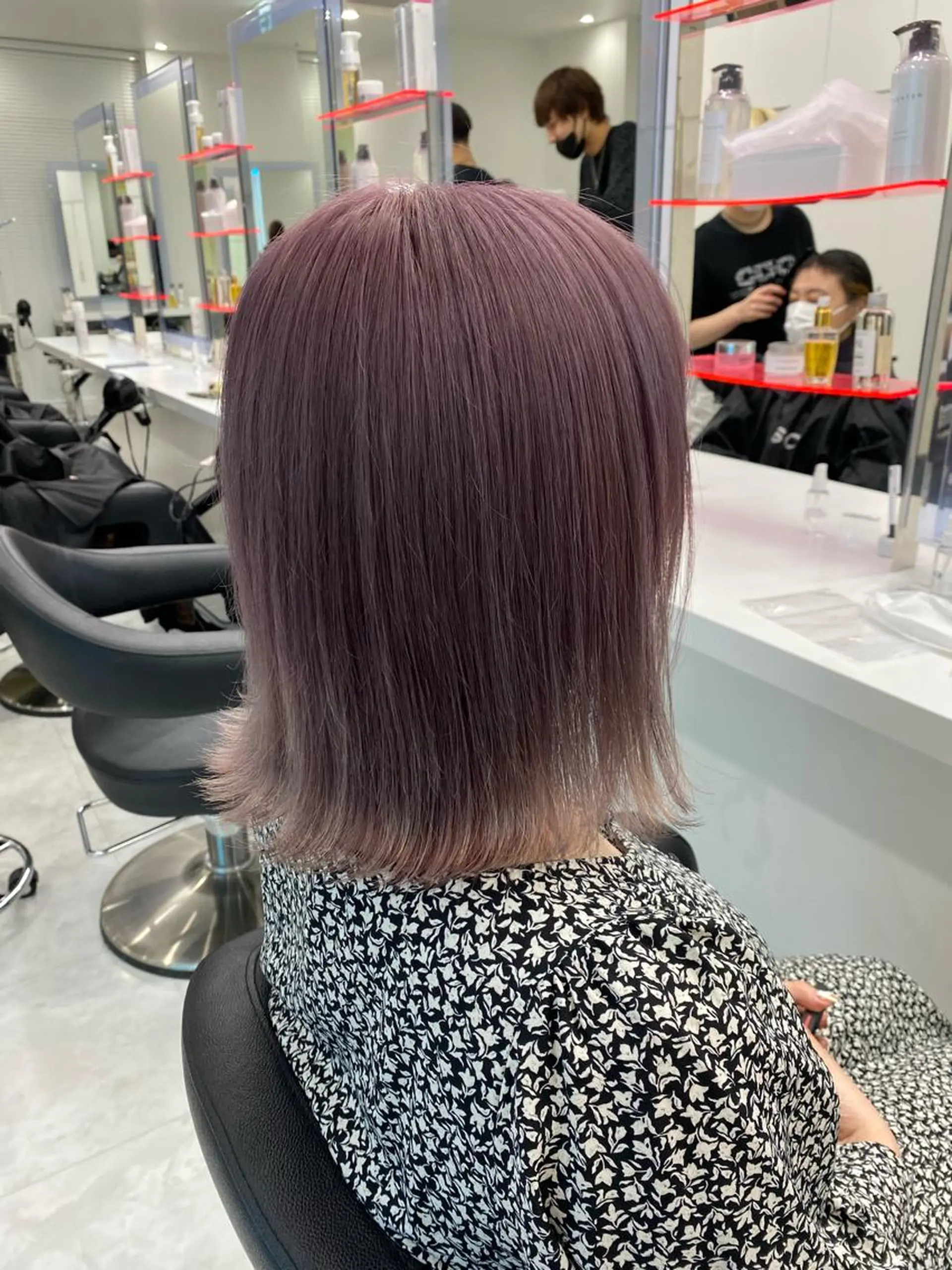 ミディアム 韓国カット/ パーマ/KOTAのヘアスタイル