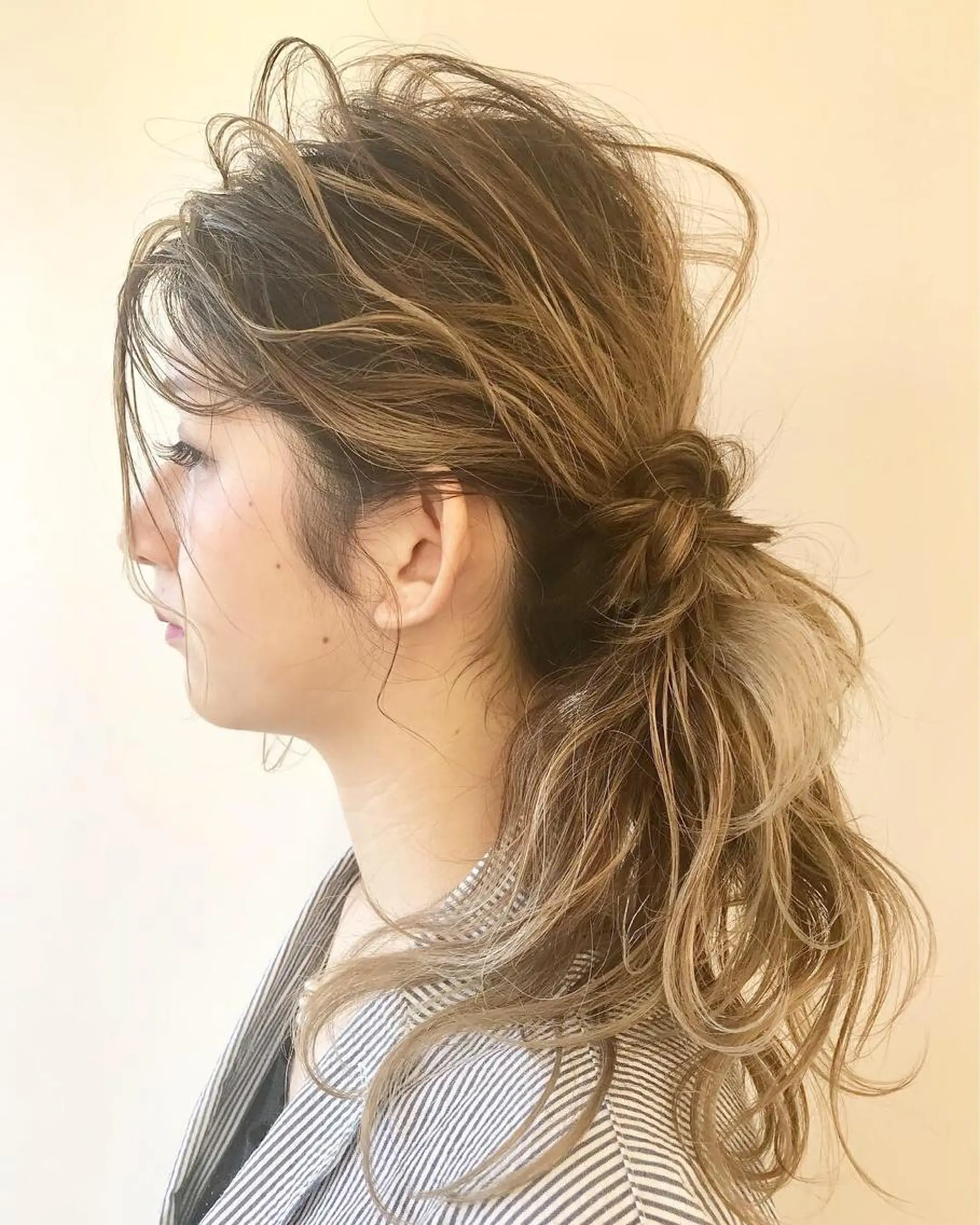 ミディアム カラー パーマ ヘアアレンジ メンズ キッズ ネイル マツエク・マツパ 子どものヘアアレンジ カット ヘアカラー パーマ 縮毛矯正 トリートメント Lien 深井店のヘアスタイル