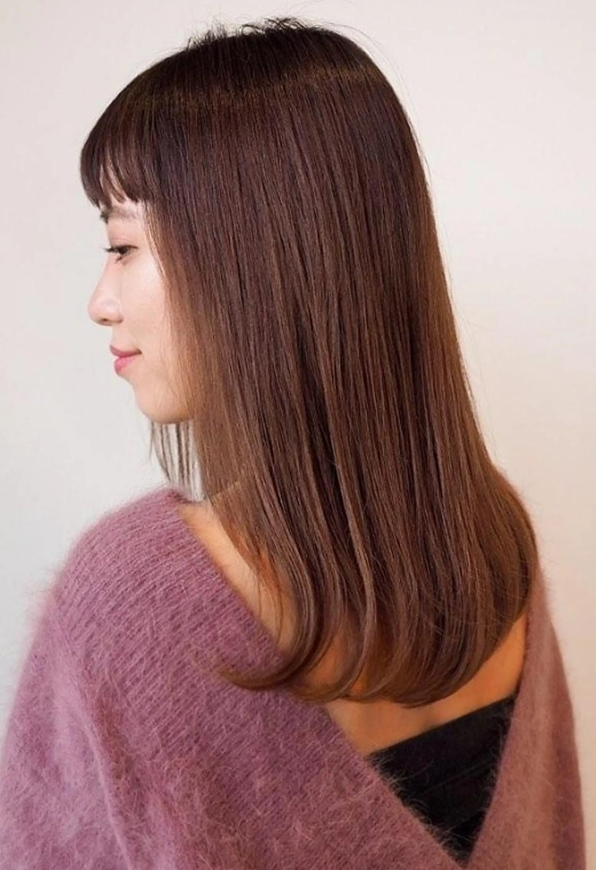 カラー ミディアム カット ヘアカラー ブリーチ/ヘアケア/ 艶髪/イギチハルのヘアスタイル