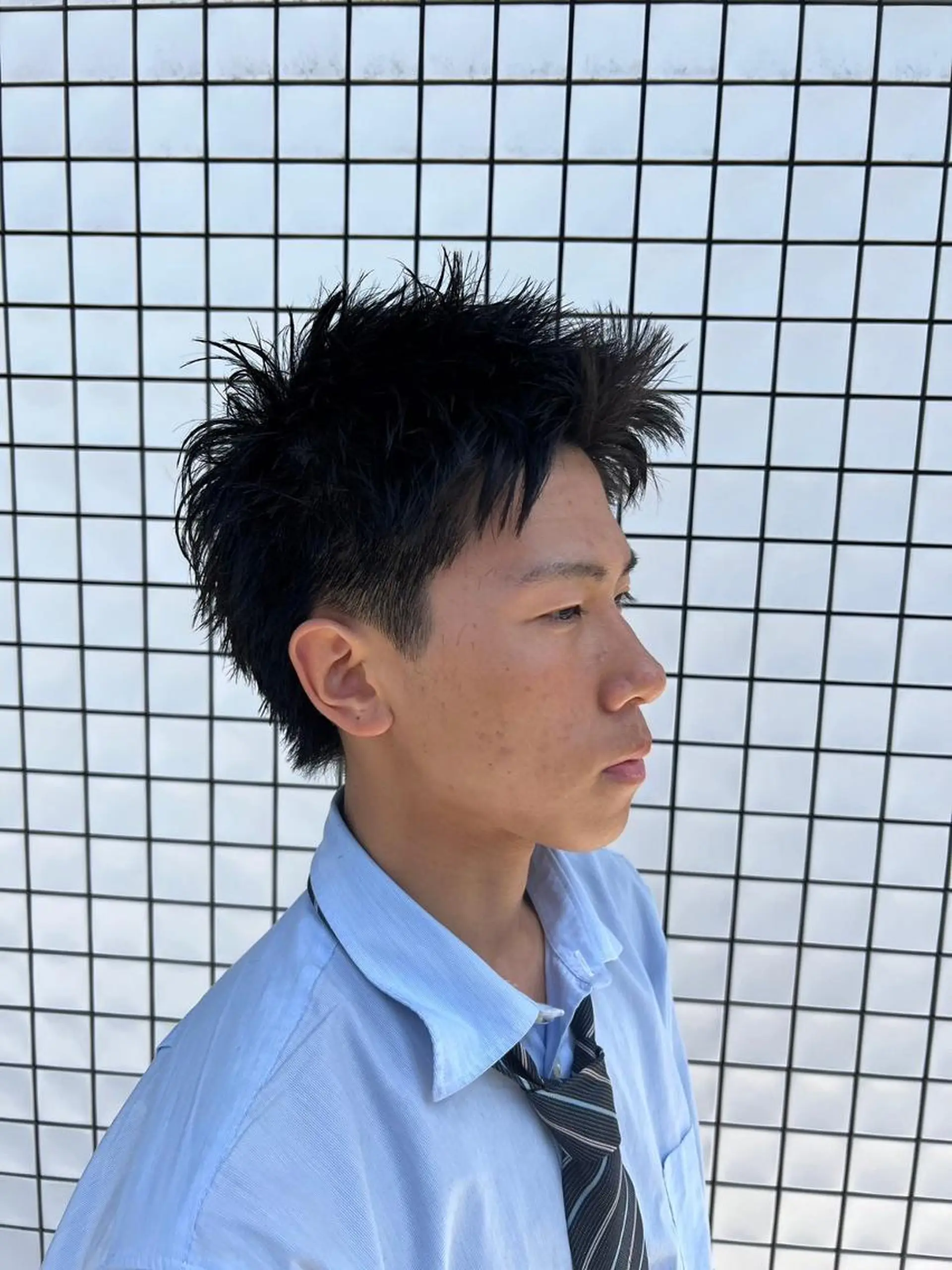 カラー メンズ パーマ フェードカット メンズパーマ ツーブロック 髪質改善 ✨メンズカット海老名 No.1/上田琉翔✨のヘアスタイル