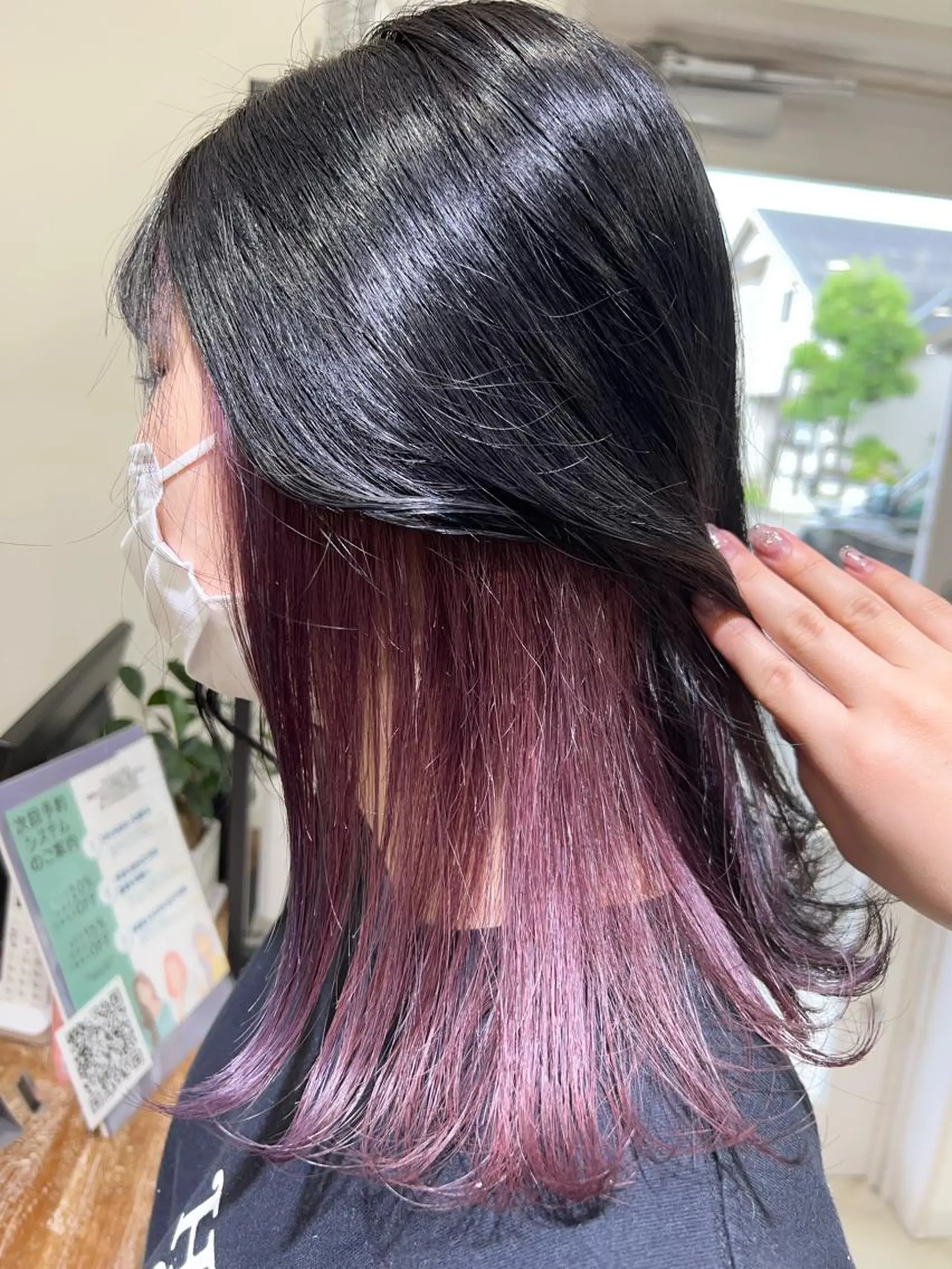 カラー ブリーチ anB ハルカのヘアスタイル