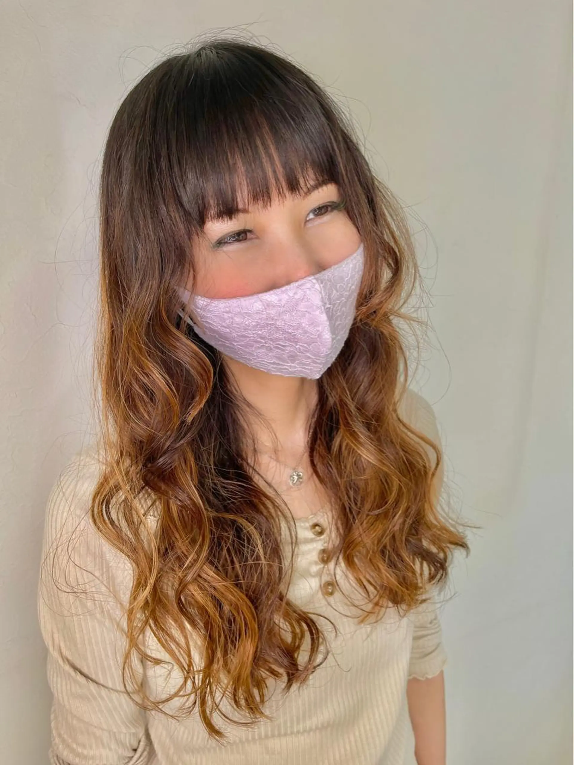 ロング ヘアアレンジ 鶴﨑 美優亜のヘアスタイル