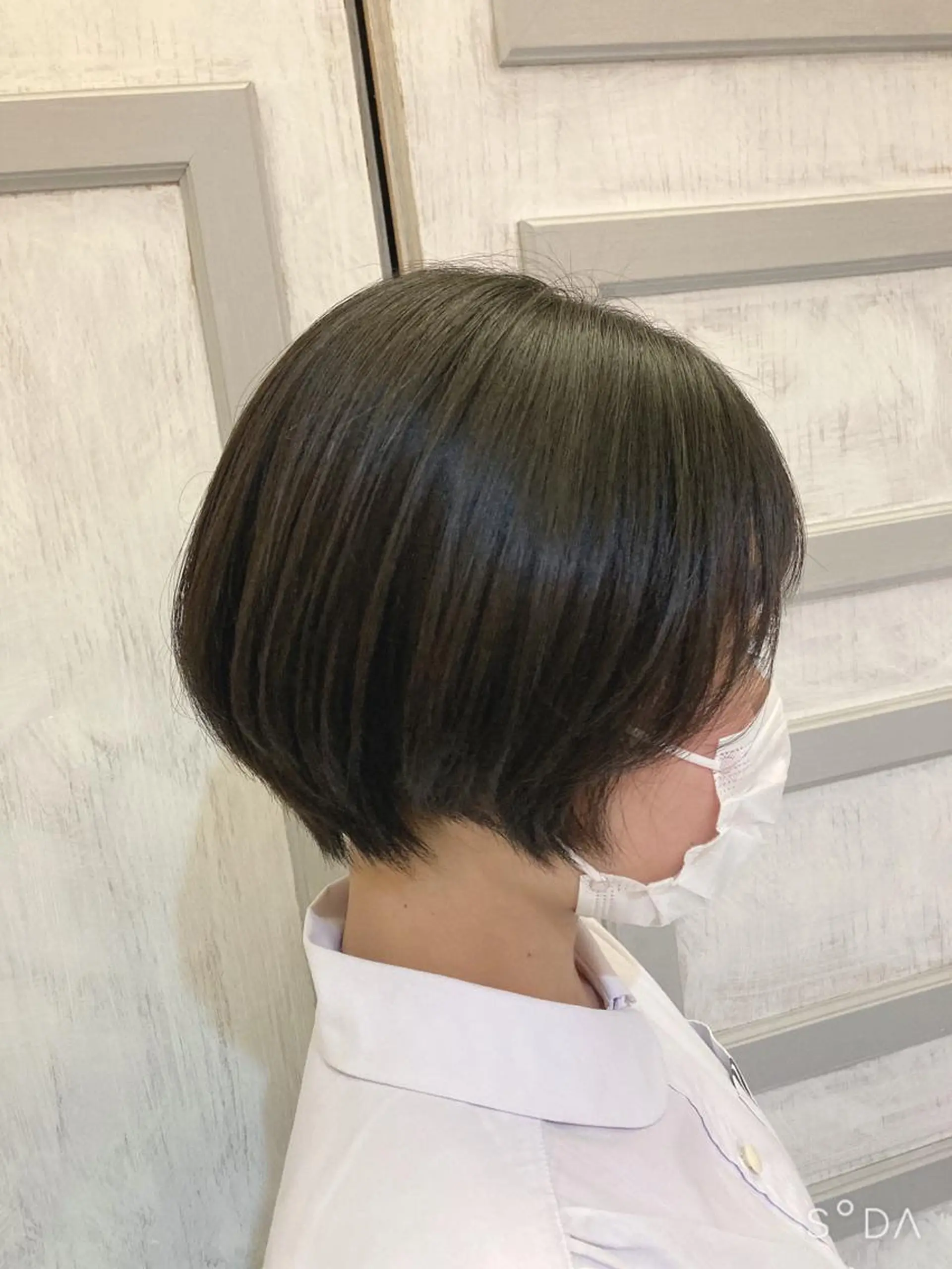 ショート 縮毛矯正 GOSSIP信国 瑞絵のヘアスタイル