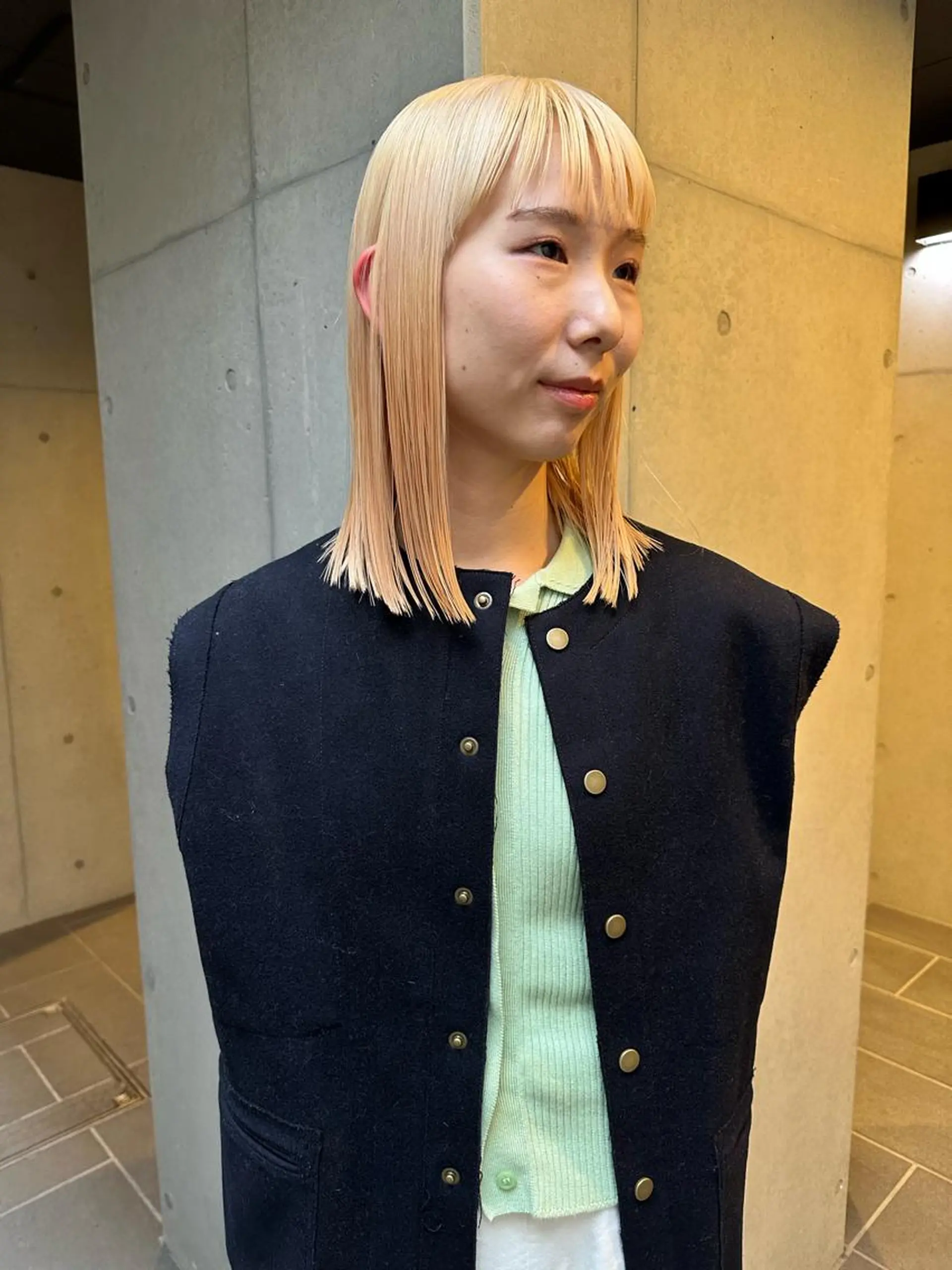 ミディアム カラー カット ヘアカラー トリートメント 似合わせウルフ/ レイヤー/山本祐輔のヘアスタイル