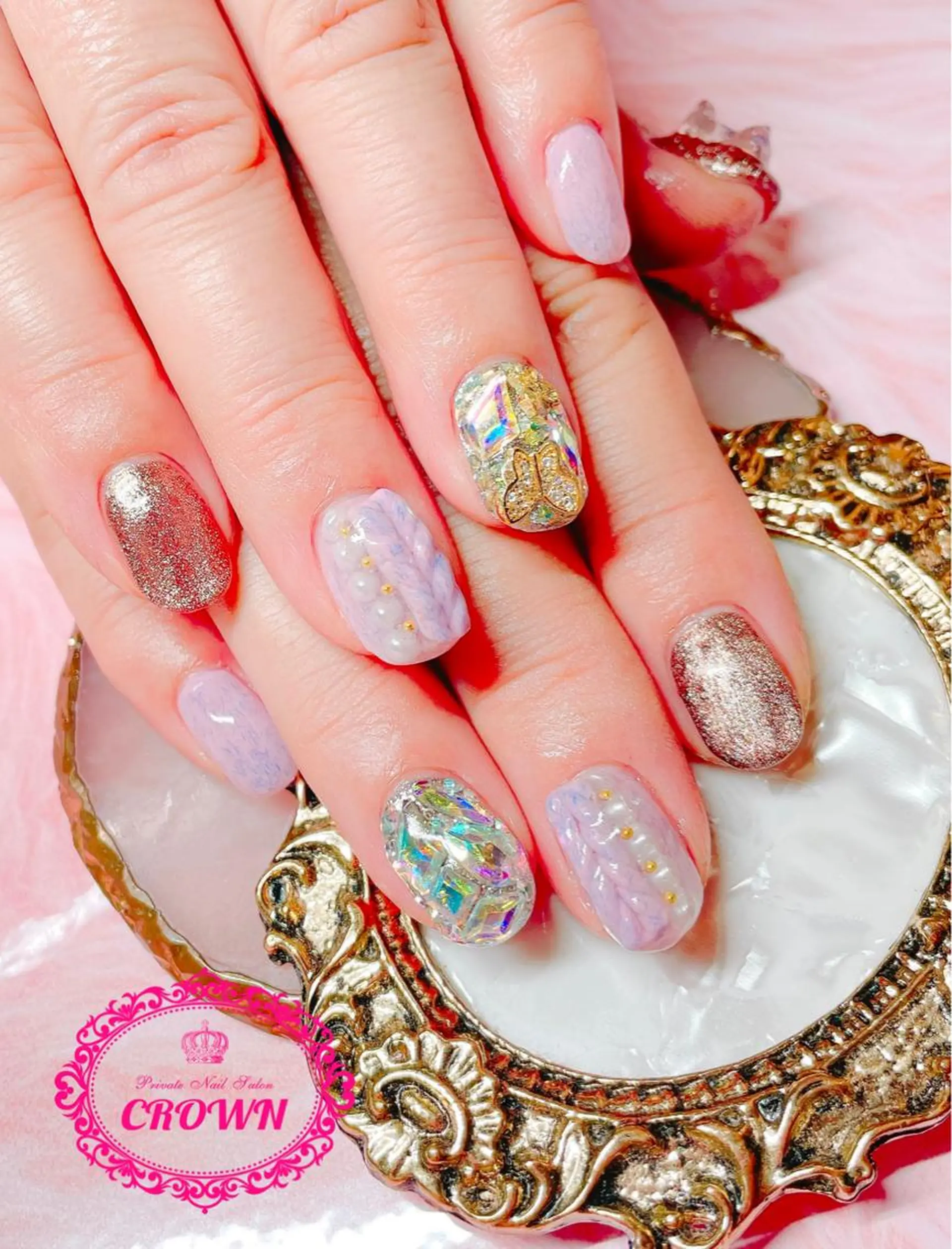 ネイル CROWN プライベートサロンのネイルデザイン