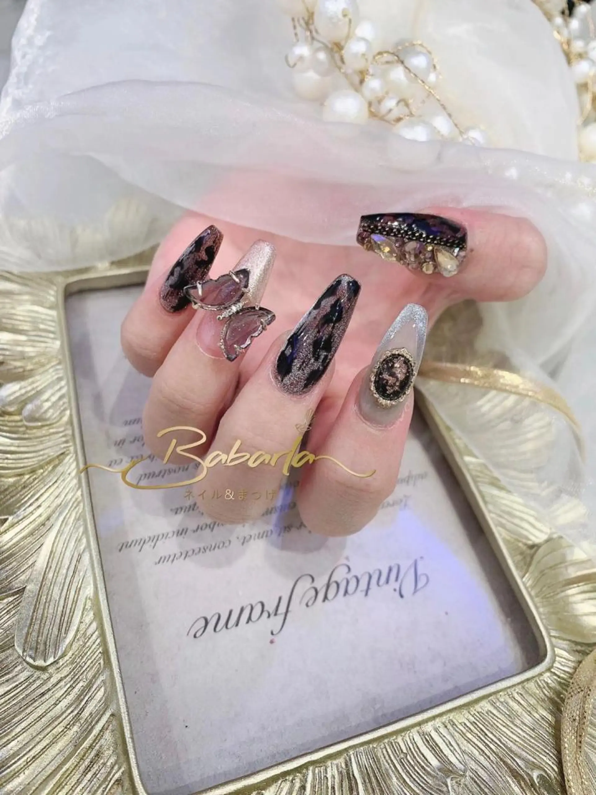 ネイル アニマル柄 Babarla nailのネイルデザイン