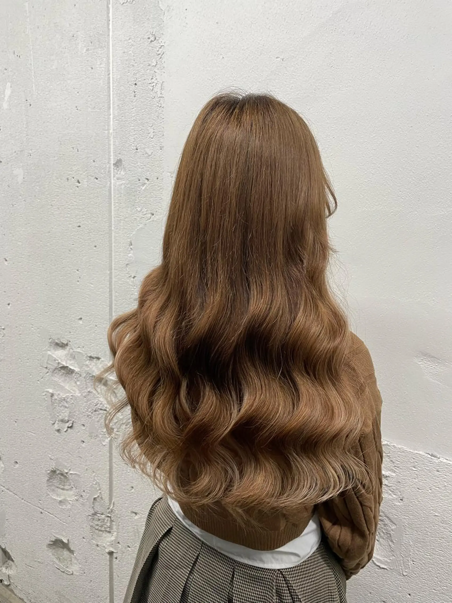 ロング カラー シールエクステ バレイヤージュ ミストバング ダブルカラー  フェイスフレーミング ヘアカラー エクステ 🧡艶髪ちゅるん髪 🫧🧡YUKI❄️のヘアスタイル