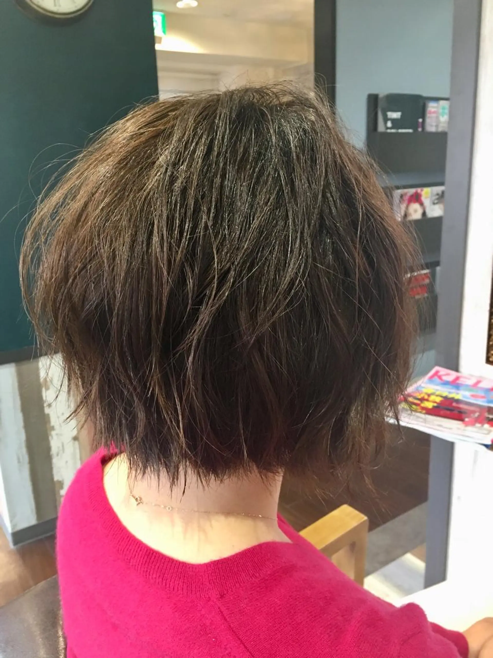 ショート アッシュ 山田 義人のヘアスタイル