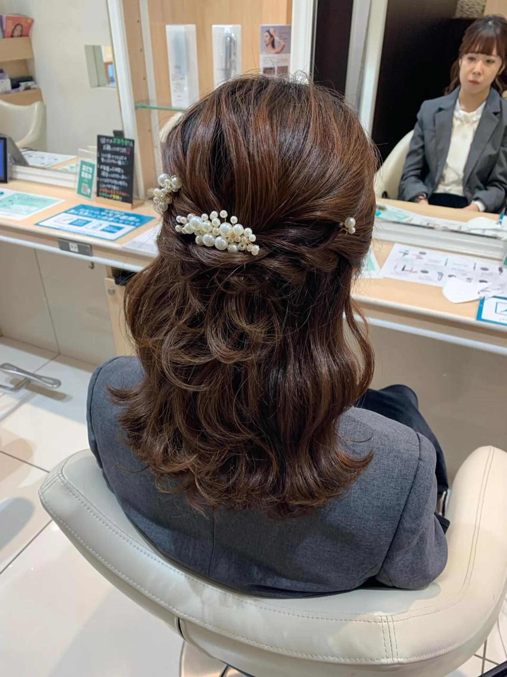 ロング ヘアアレンジ ヘアセット 宮永 璃沙のヘアスタイル