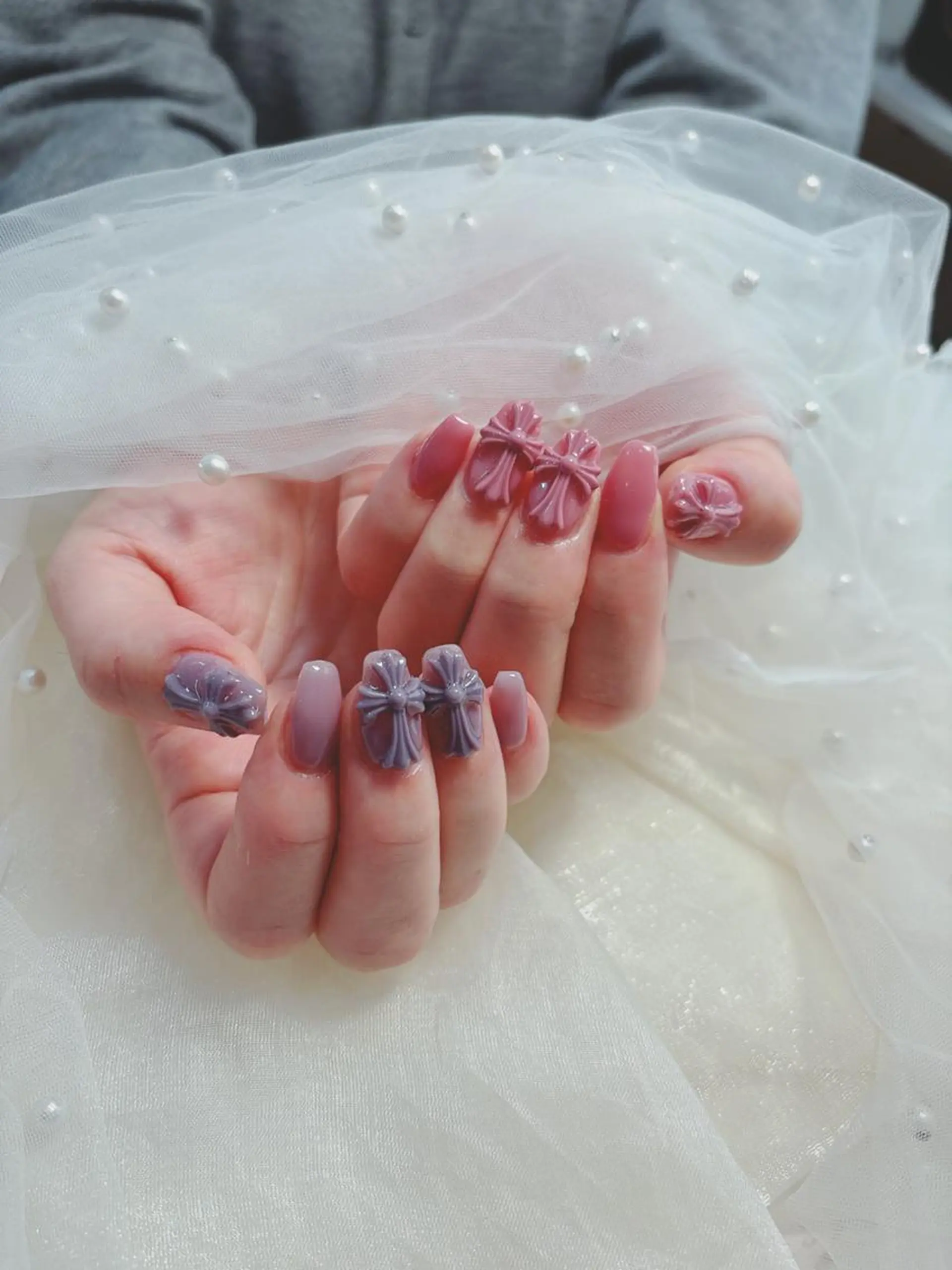 ネイル 🦋ネイルサロン ブラン🌈ゆりのネイルデザイン