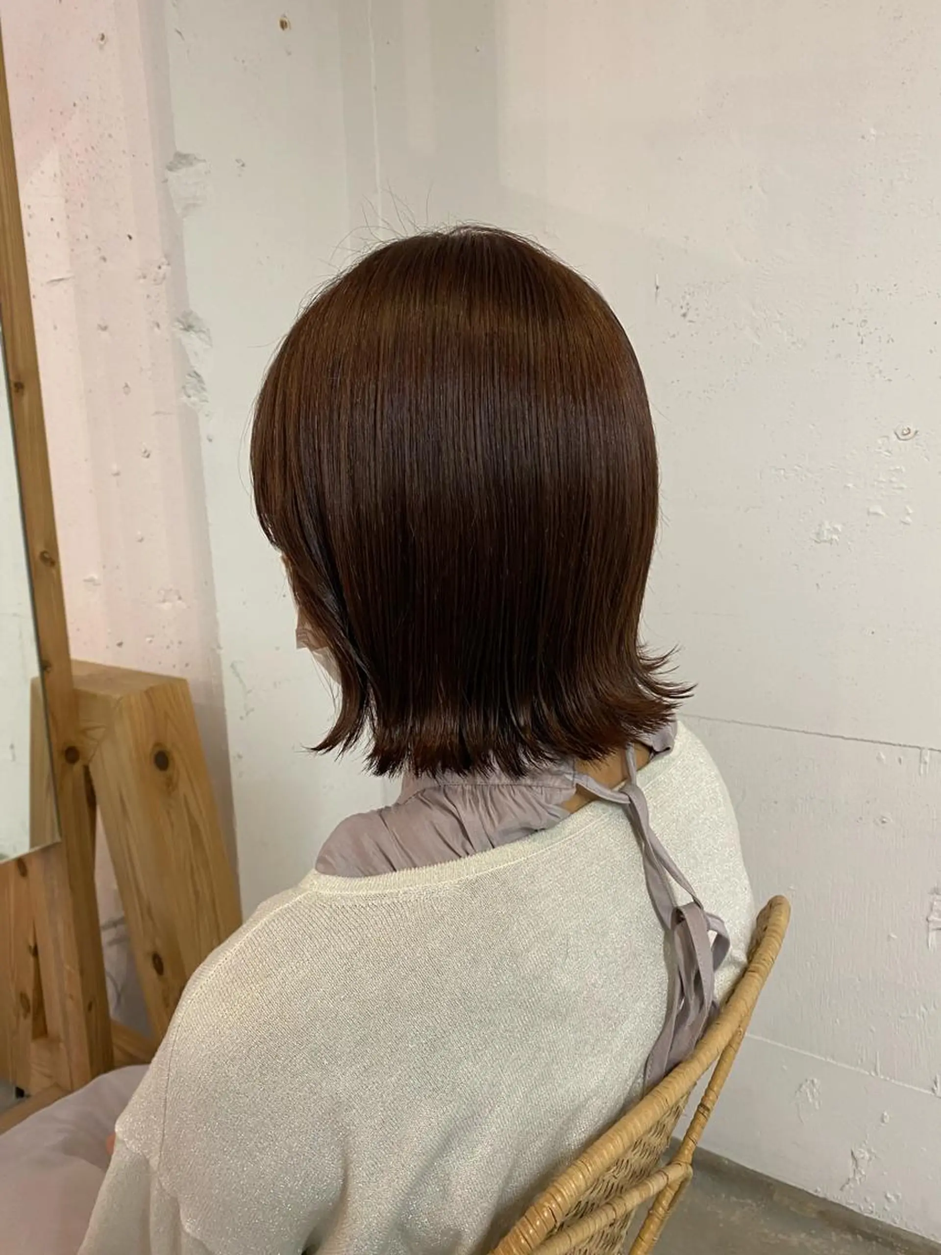 ショート カラー ブラウンカラー ピンクカラー ピンクブラウン Seaby / 木上 綾菜のヘアスタイル