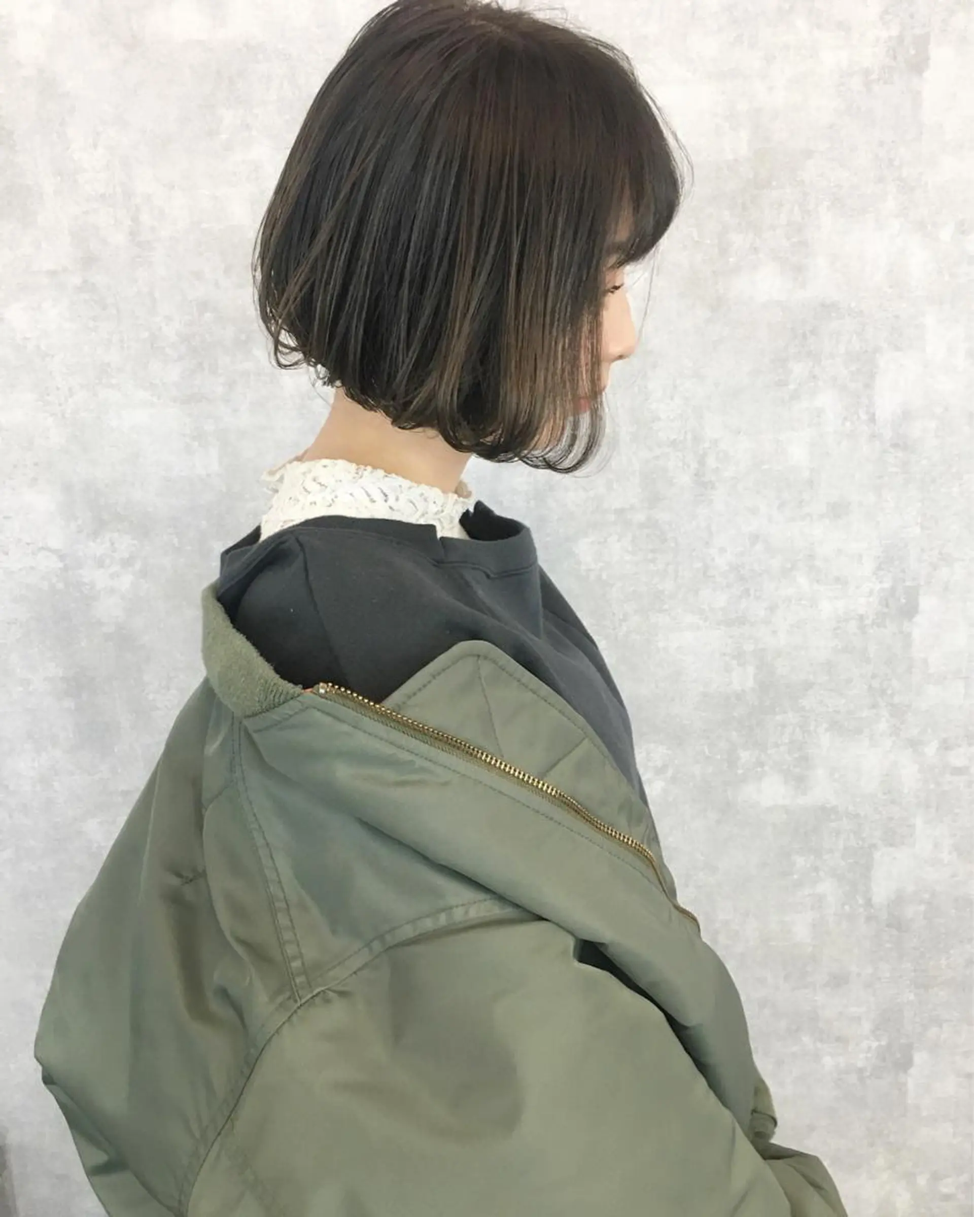 ショート カラー ボブ レイヤーカット BLend 渋谷のヘアスタイル