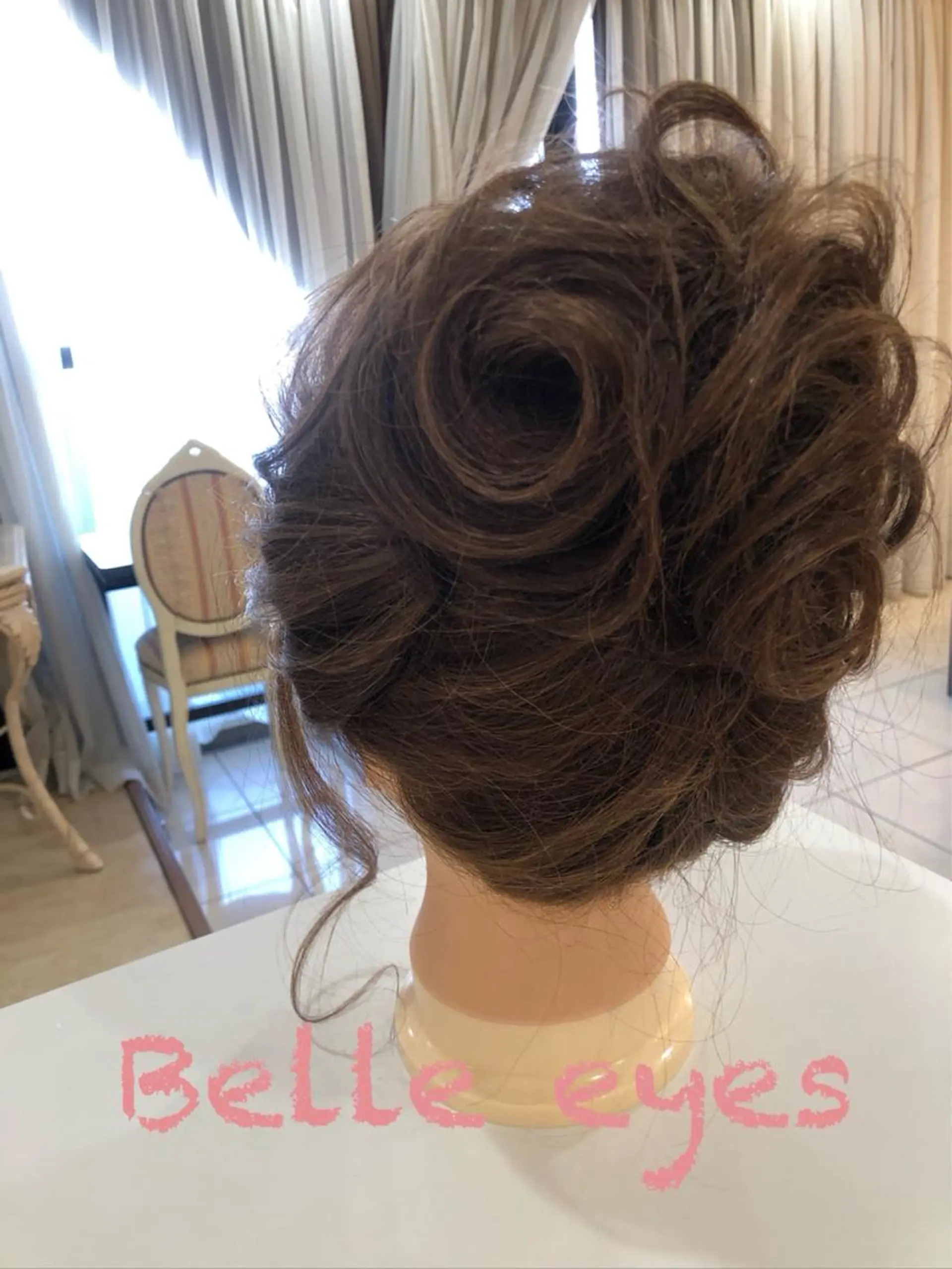ヘアアレンジ ヘアセット Belleeyes_ kubotaのマツエク・マツパデザイン