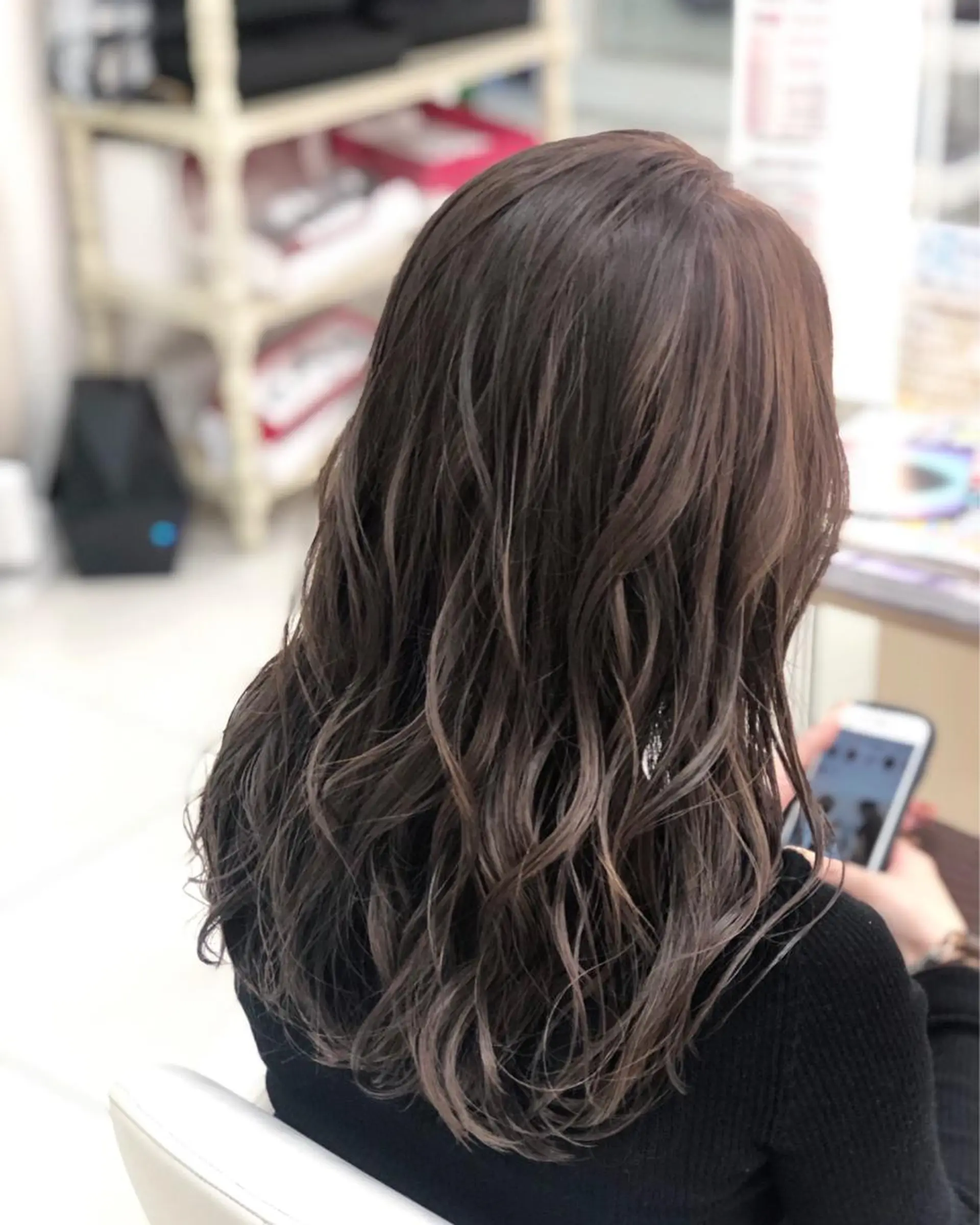 セミロング カラー 💙髪質改善 💙和田💙のヘアスタイル