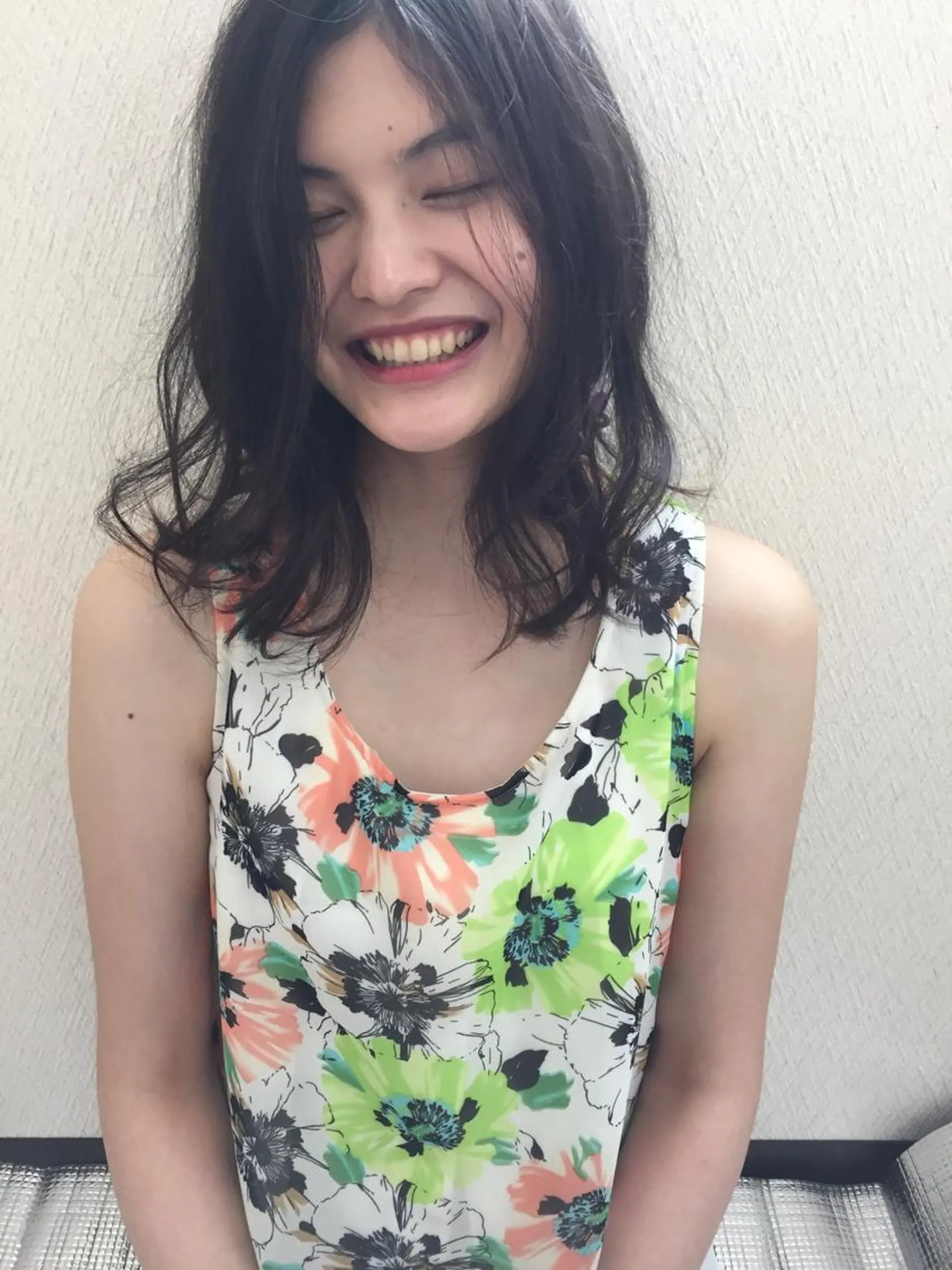 ミディアム アッシュ 小木曽智美 /ボブ/ショートのヘアスタイル