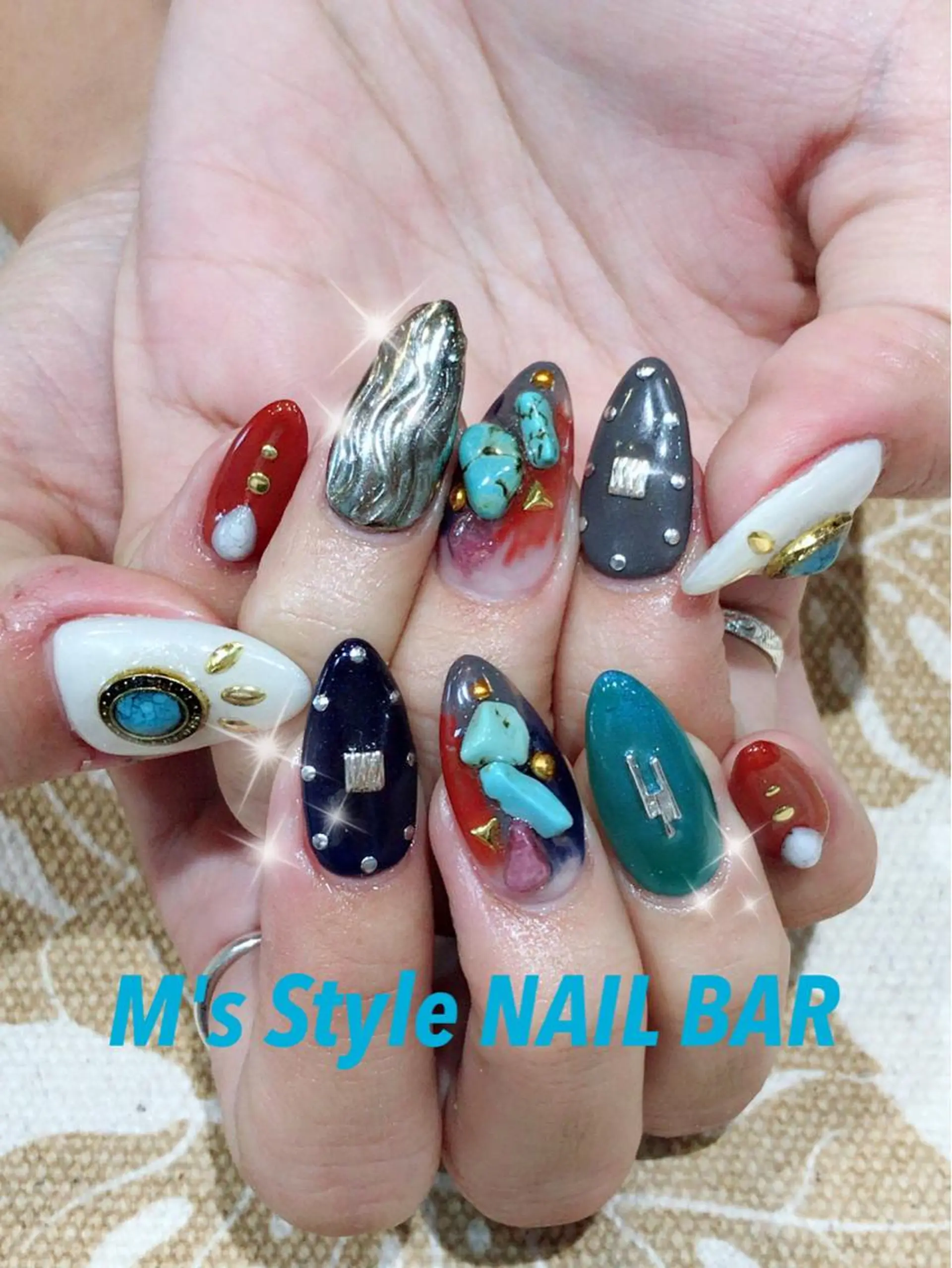ネイル 持ち込み ハンドネイル M's Style NAIL BARのネイルデザイン