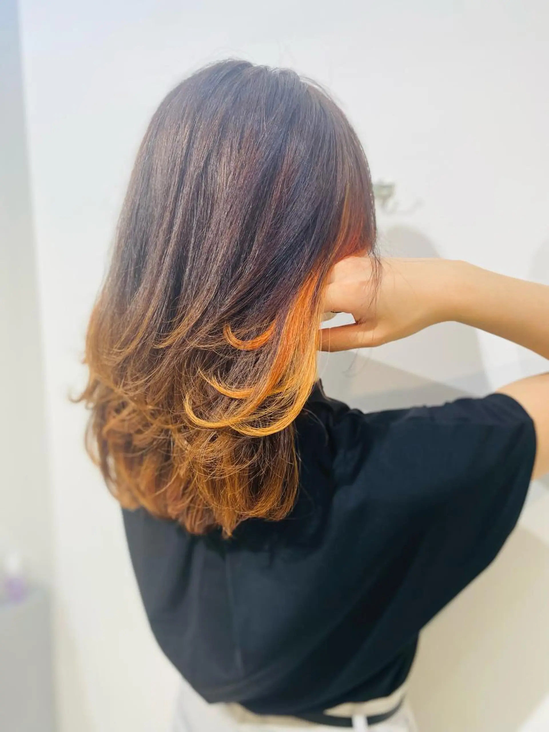 セミロング お任せオーダー 専門美容師のヘアスタイル