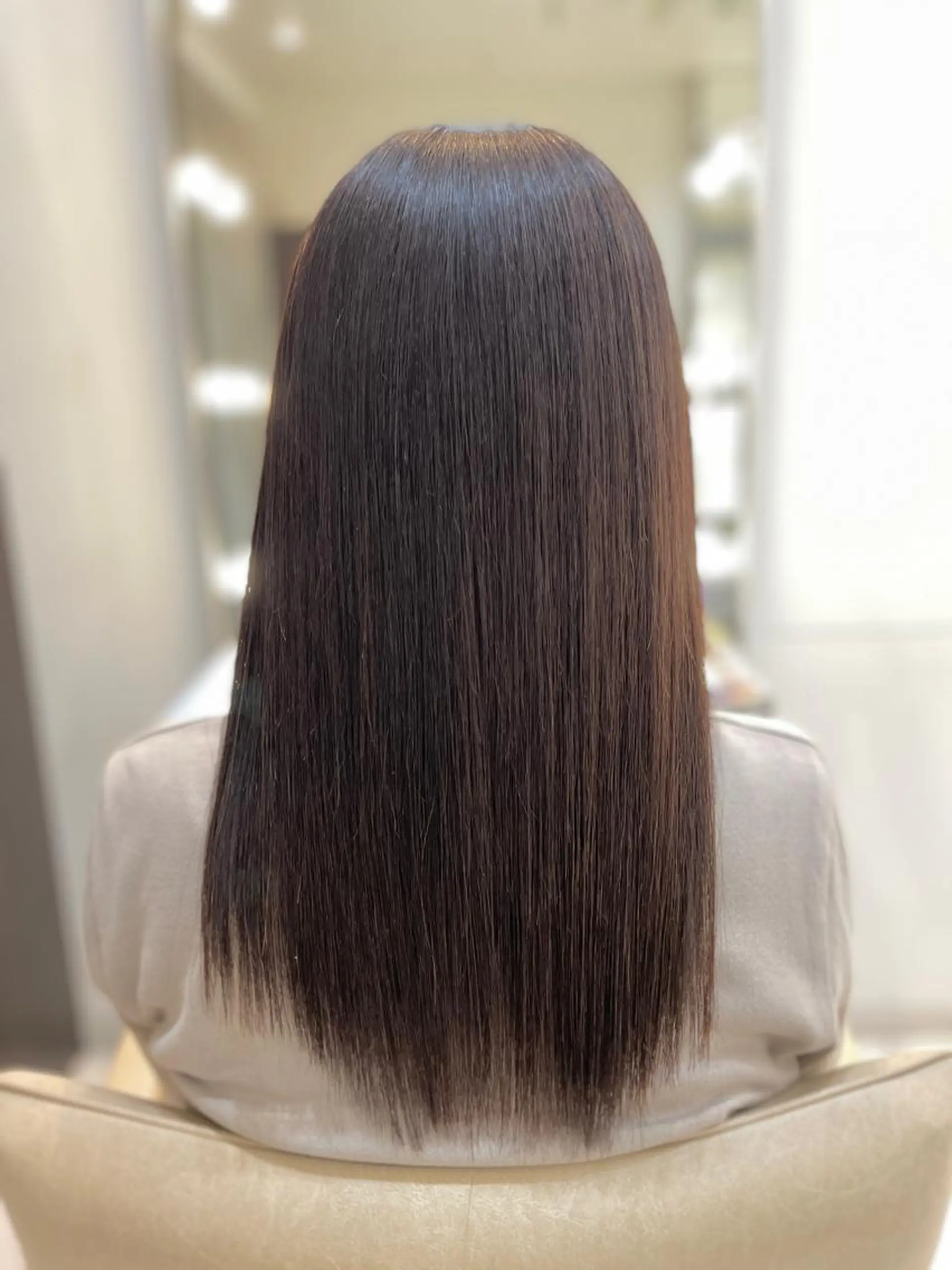 セミロング ショートボブ セミロングパーマ ボブ くせ毛 髪質改善 髪質改善専門 YOSHIのヘアスタイル