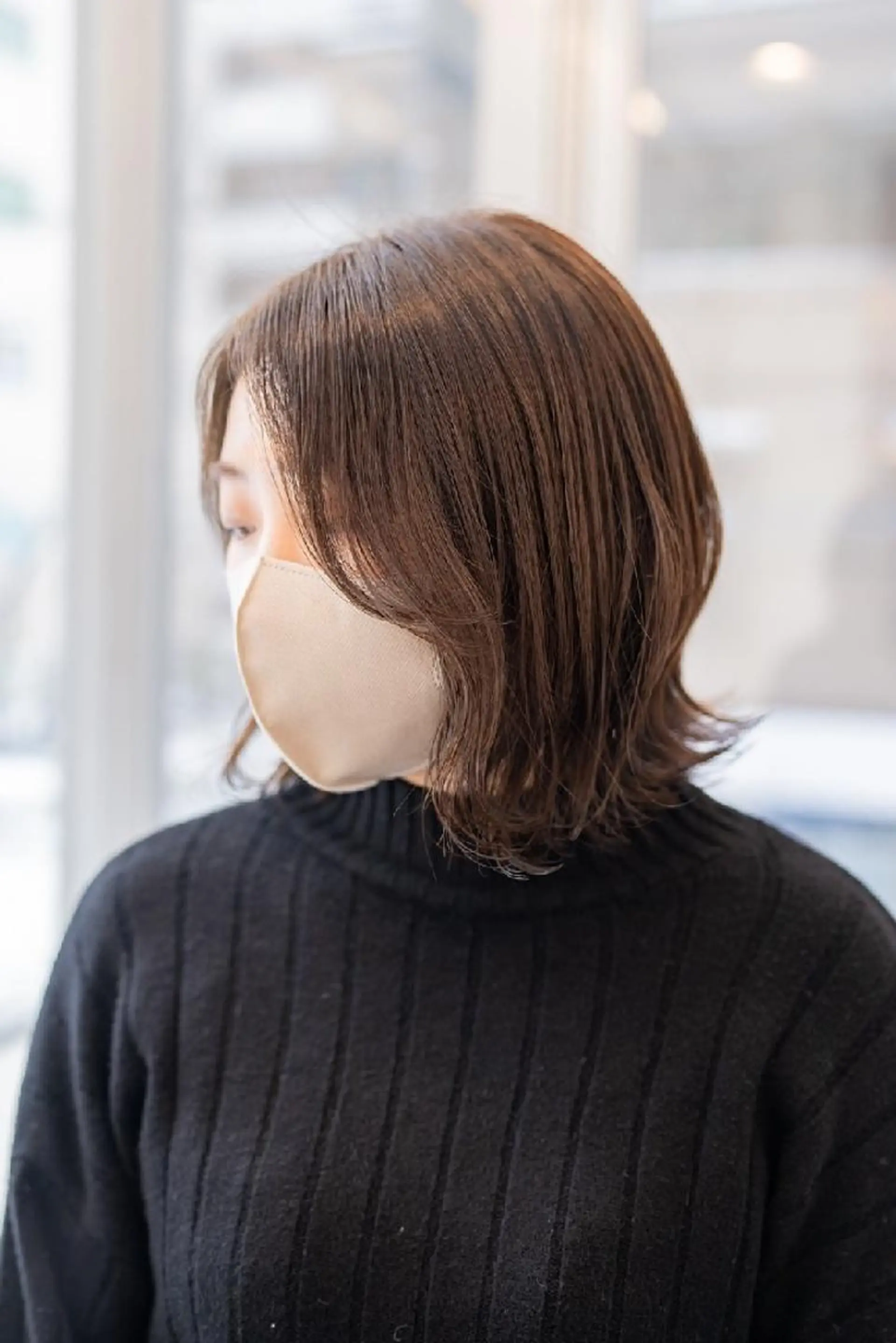 ミディアム カラー カット ヘアカラー トリートメント Lazo/ 原弥和子のヘアスタイル