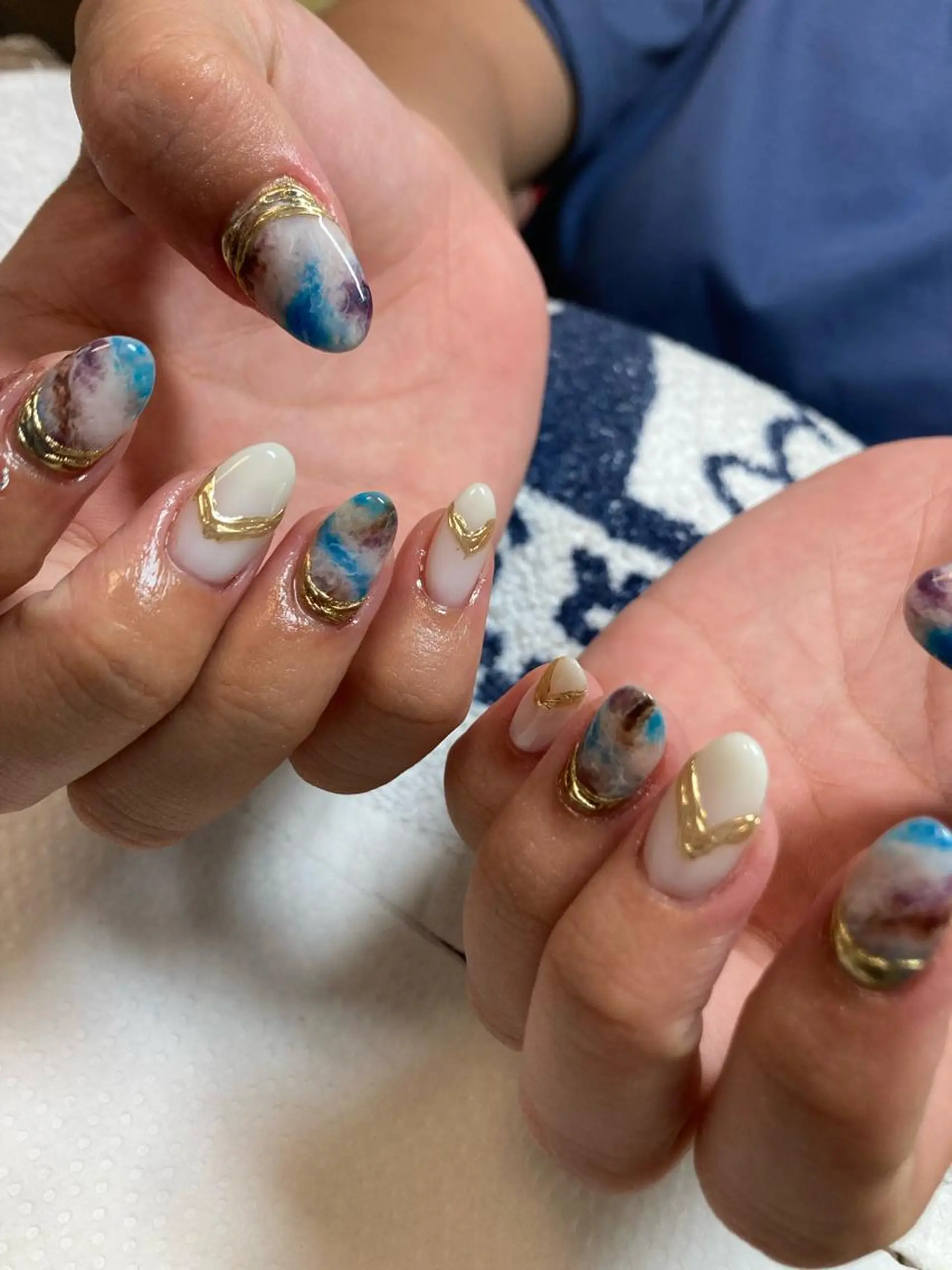 ネイル rukianail 新里のネイルデザイン