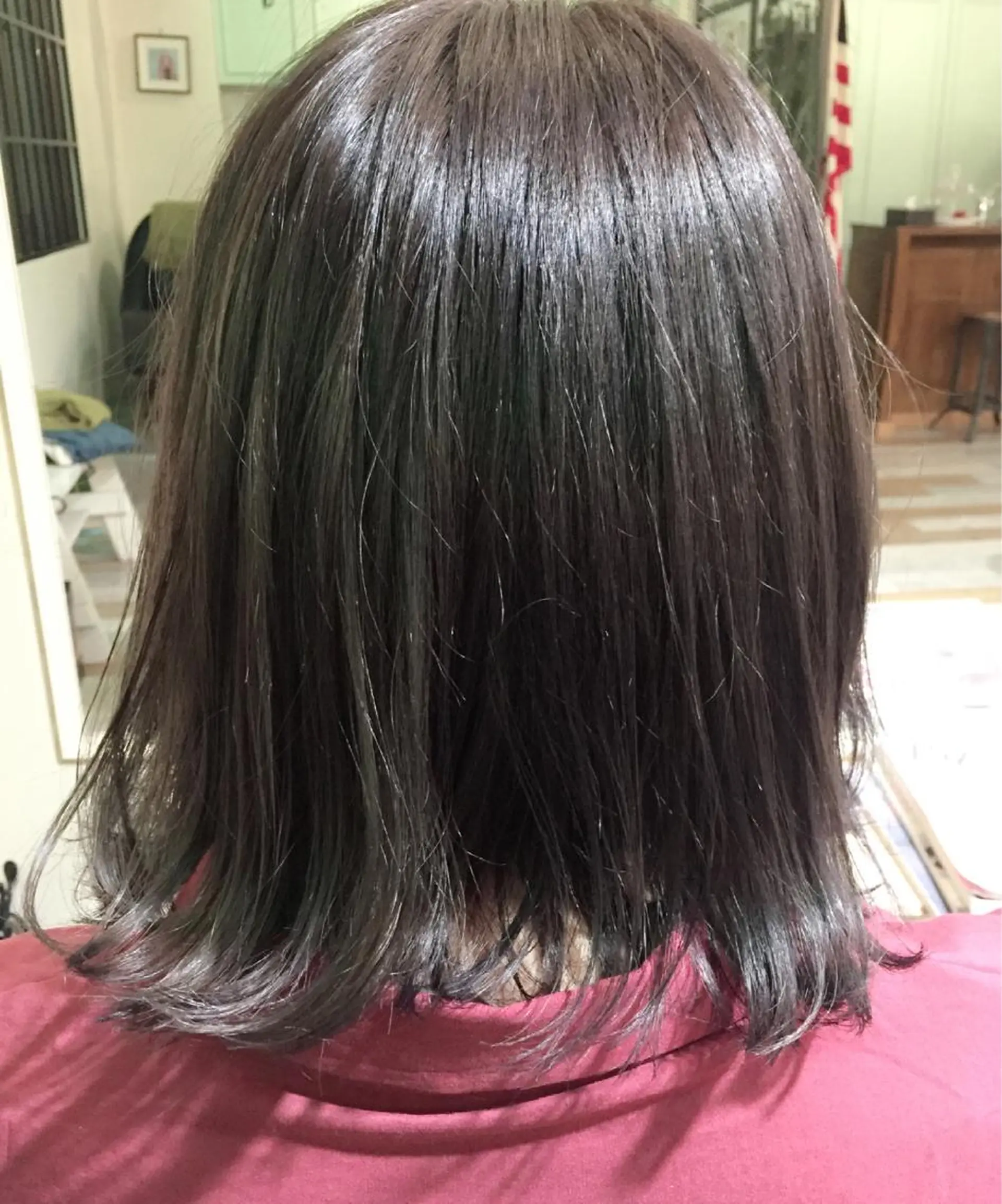 ミディアム カラー グレージュ カーキグレージュ カット ヘアカラー トリートメント ヘッドスパ TOPstylist ✂️フセケイタ✂️のヘアスタイル