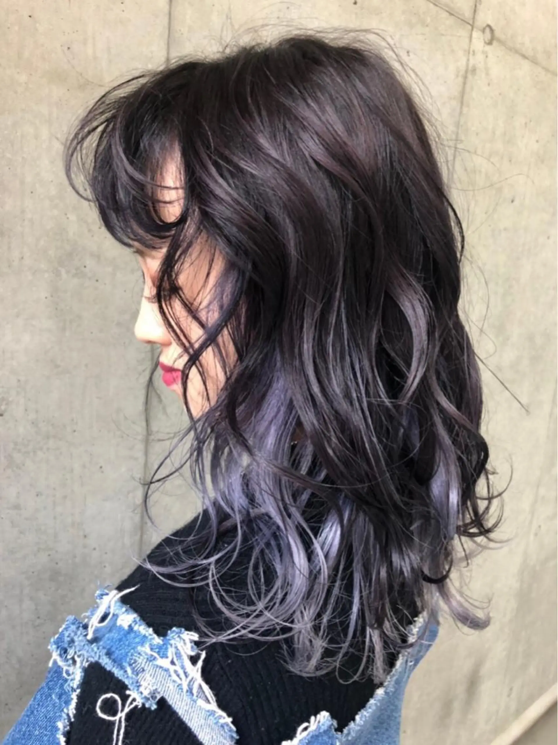 セミロング カラー Nanase ♡のヘアスタイル