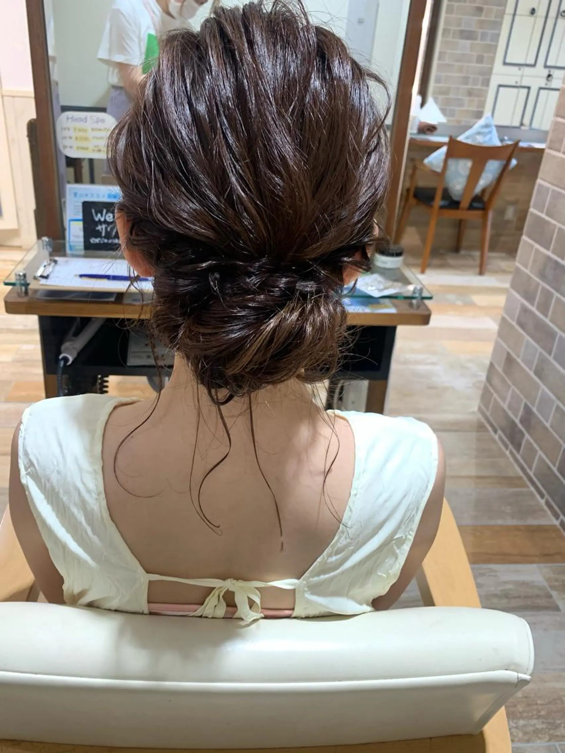 ヘアアレンジ ヘアセット 須藤 向日葵のヘアスタイル