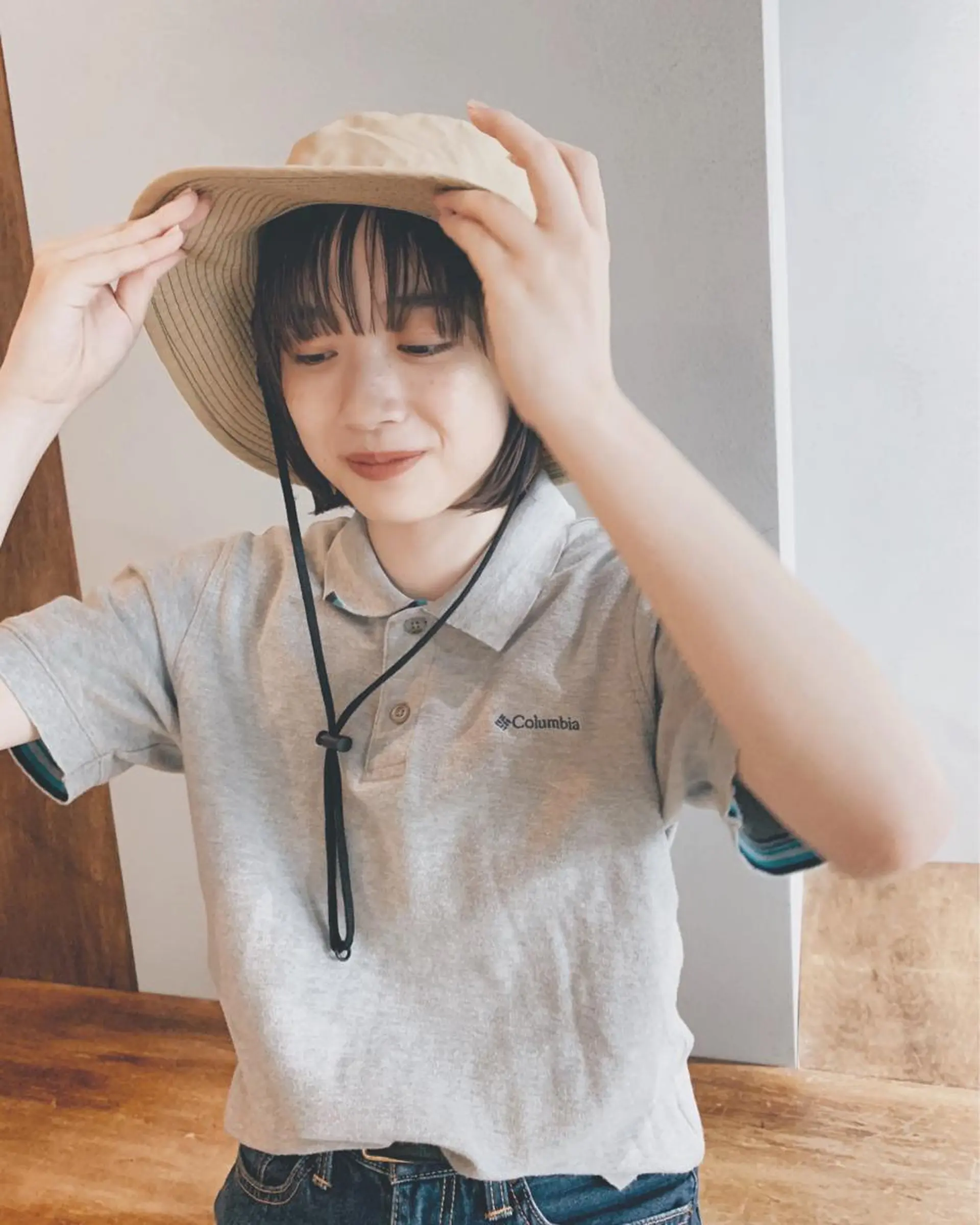 ショート カラー ボブパーマコテ巻き風 パーマNo1深江秀平のヘアスタイル